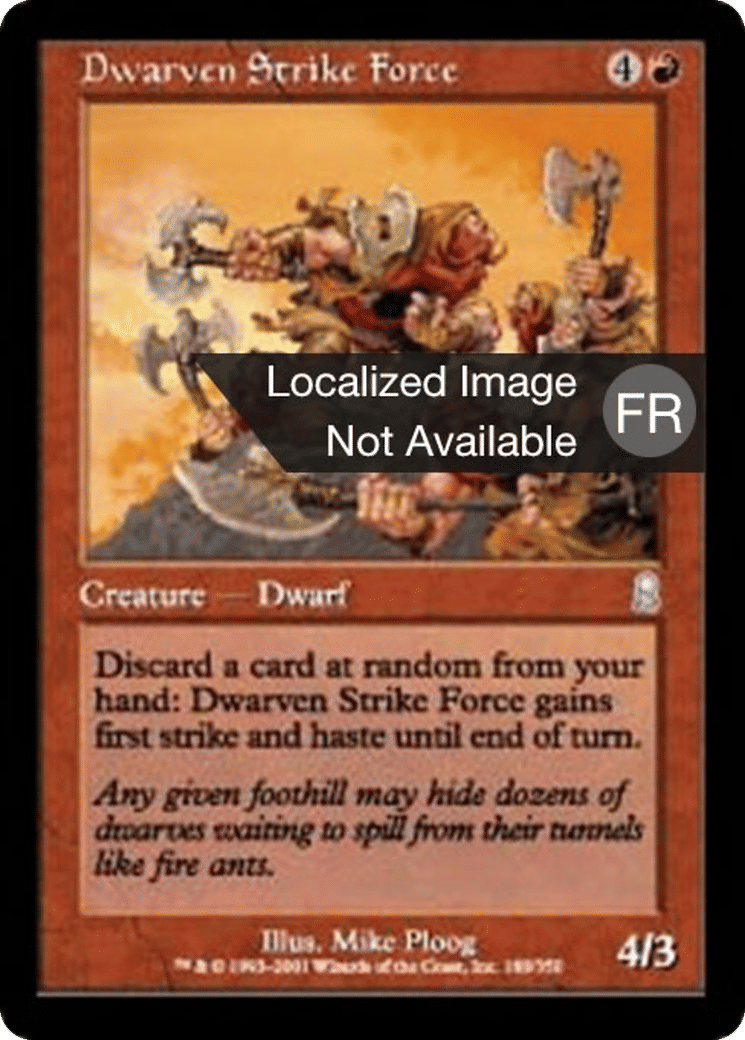 Force de frappe naine — Odyssey — Magic: The Gathering