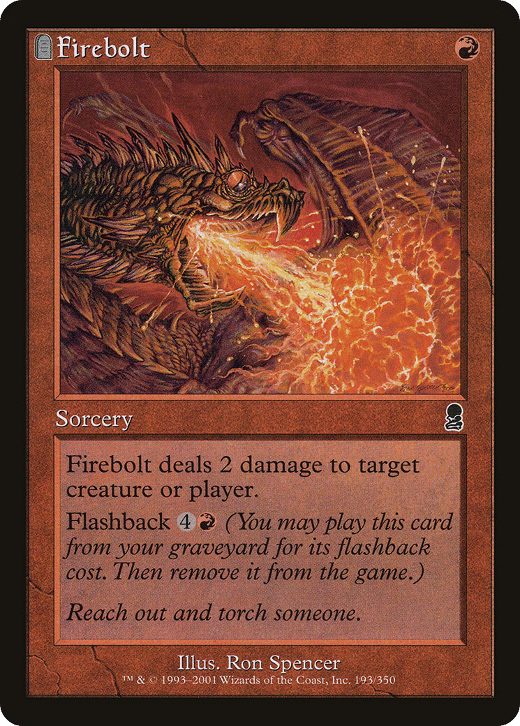 Firebolt — Odyssey — Magic: The Gathering