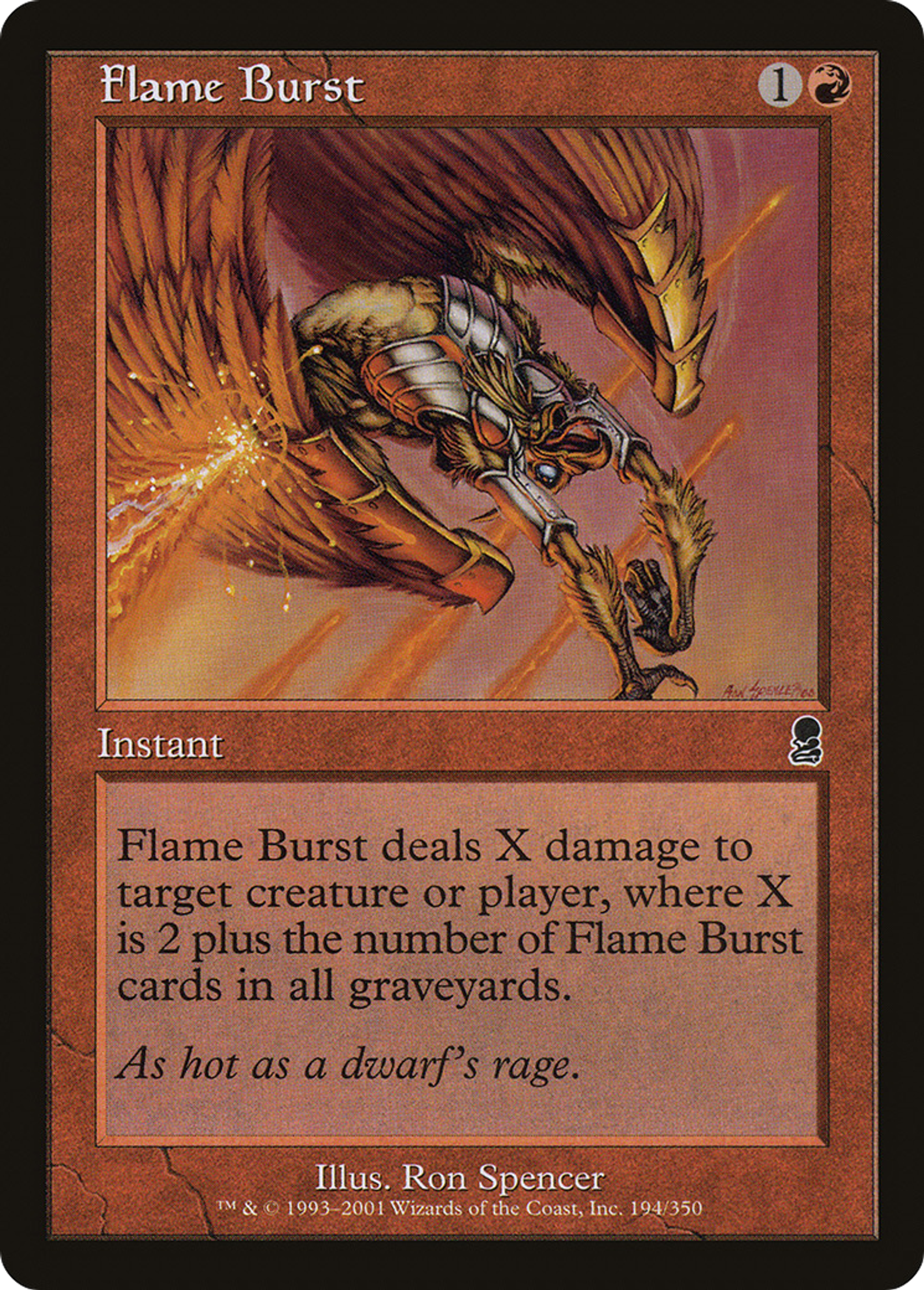 Flame Burst — Odyssey — Magic: The Gathering