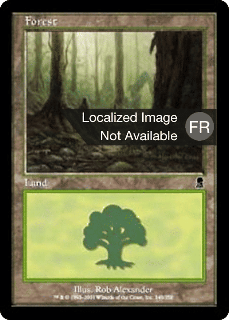 Forêt — Odyssey — Magic: The Gathering