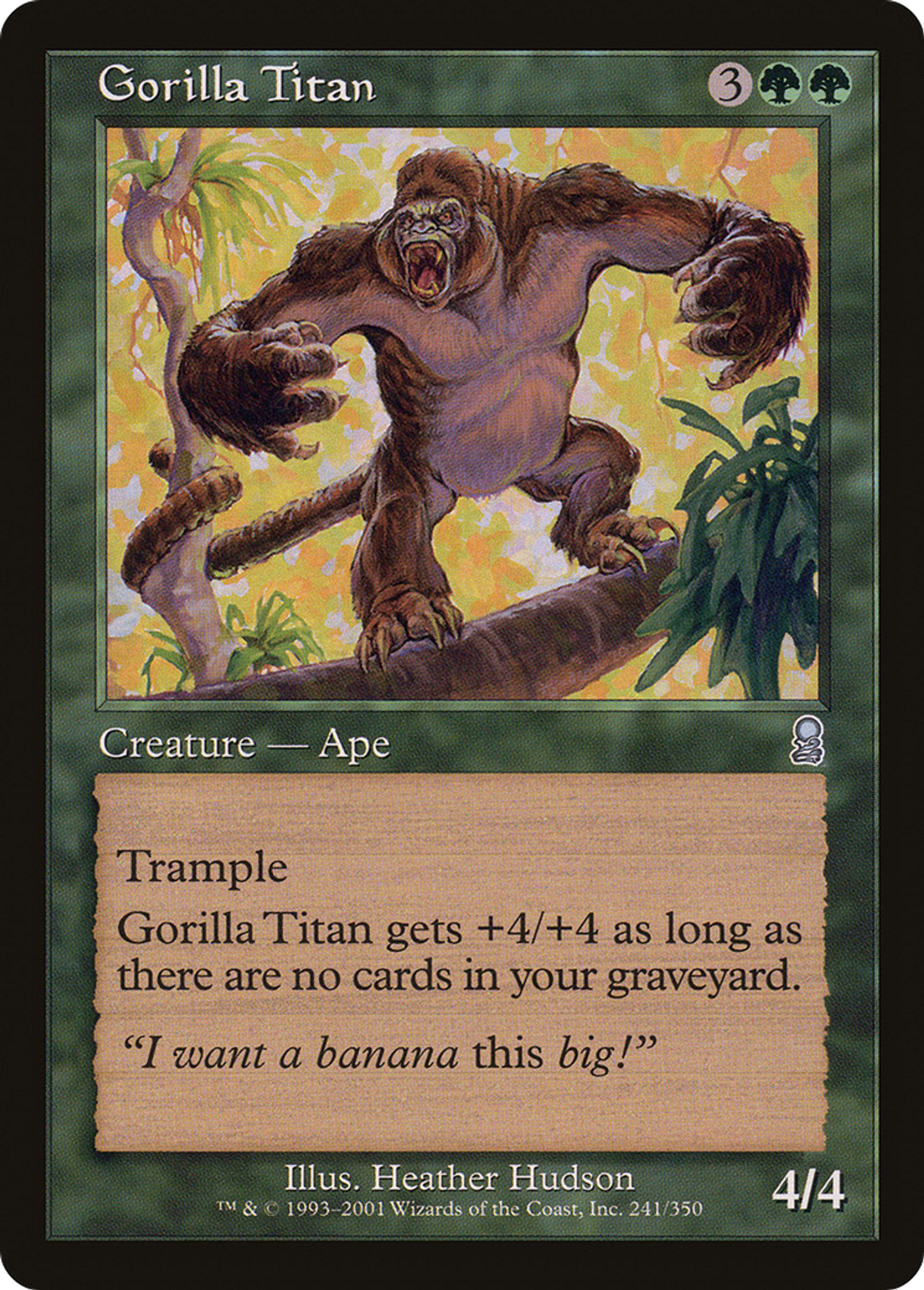 Gorilla Titan — Odyssey — Magic: The Gathering