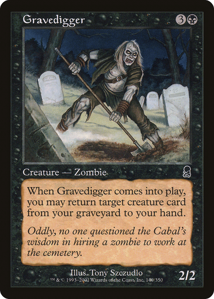 Gravedigger — Odyssey — Magic: The Gathering