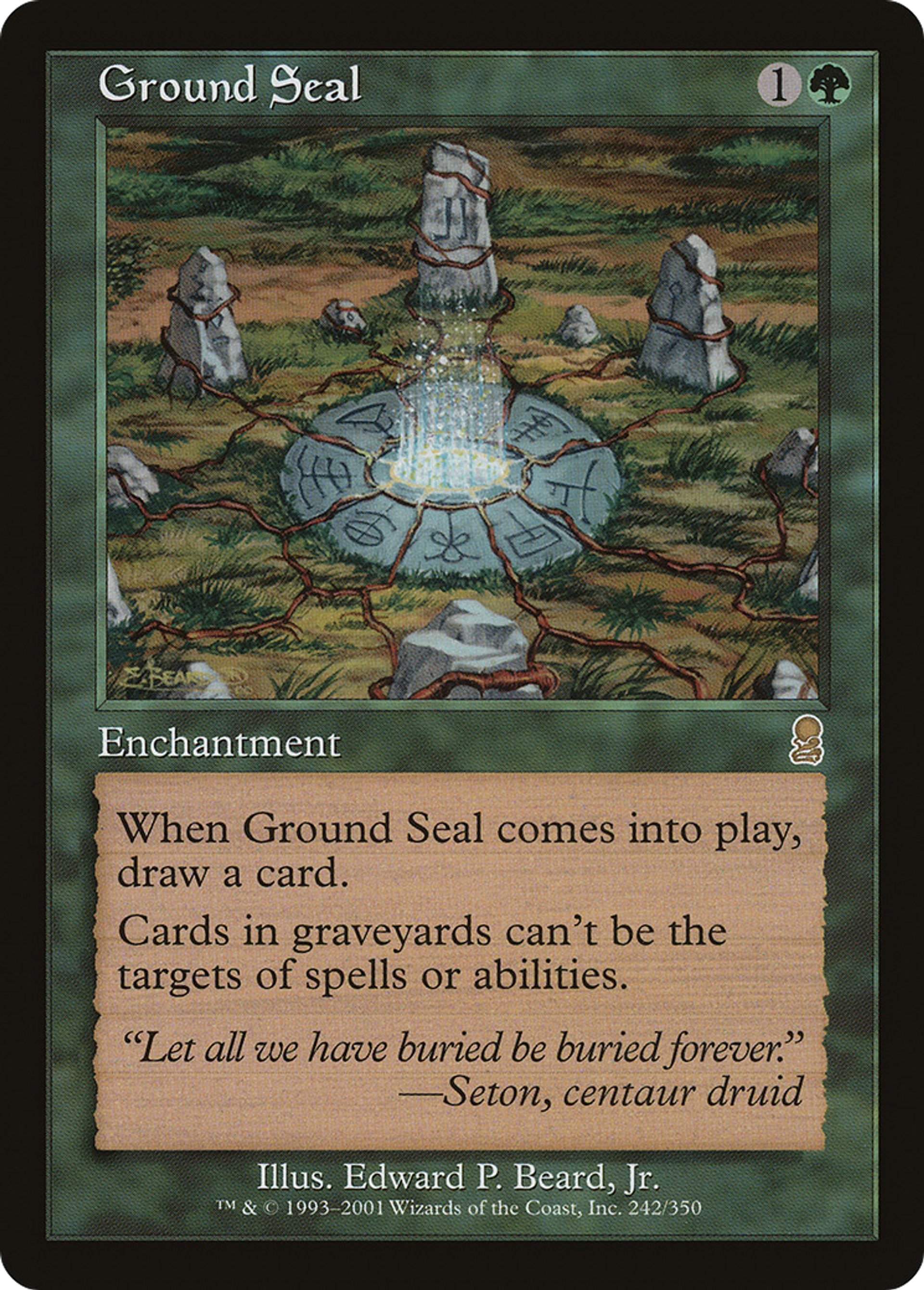 Ground Seal — Odyssey — Magic: The Gathering