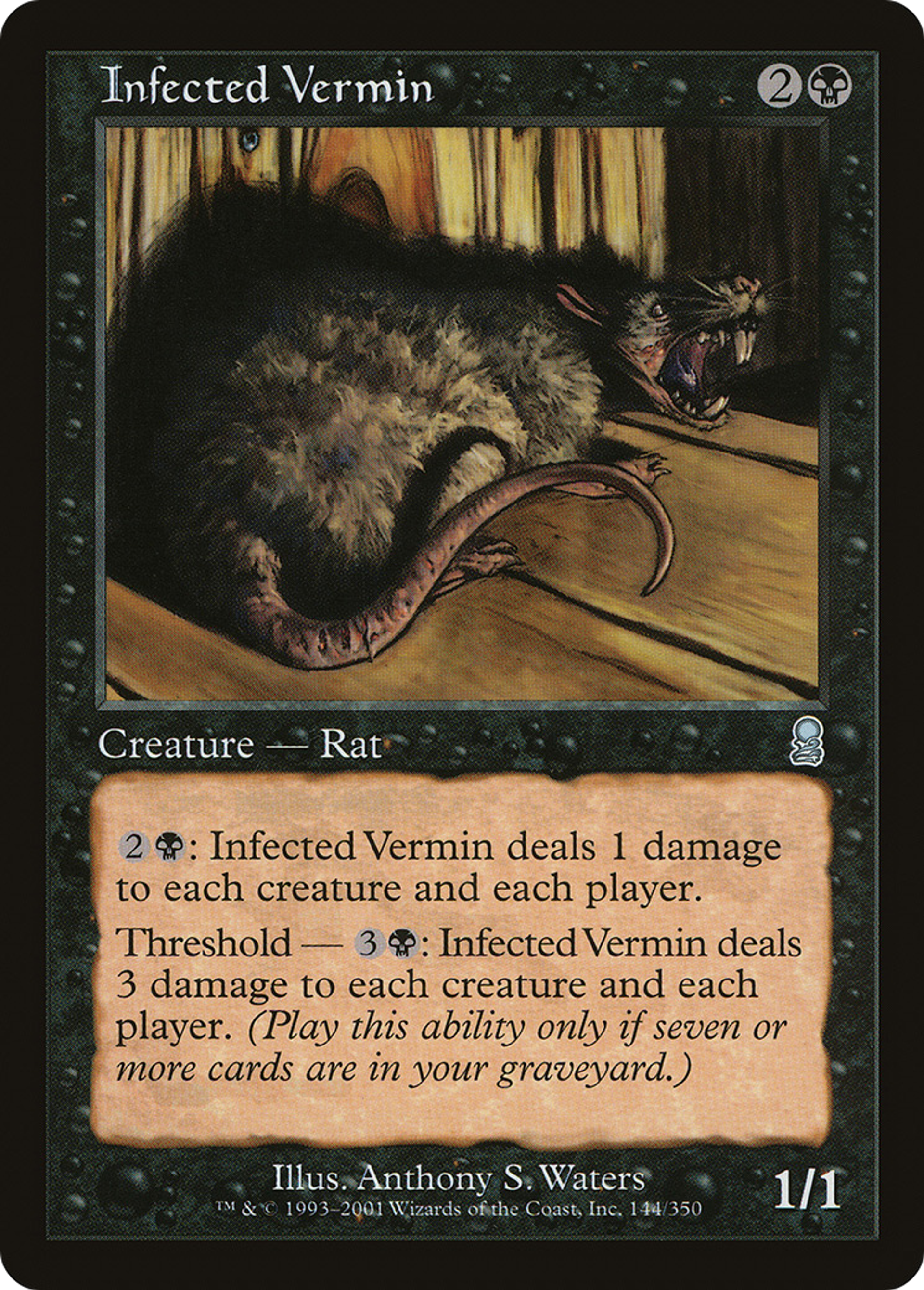 Vermine infectée — Odyssey — Magic: The Gathering