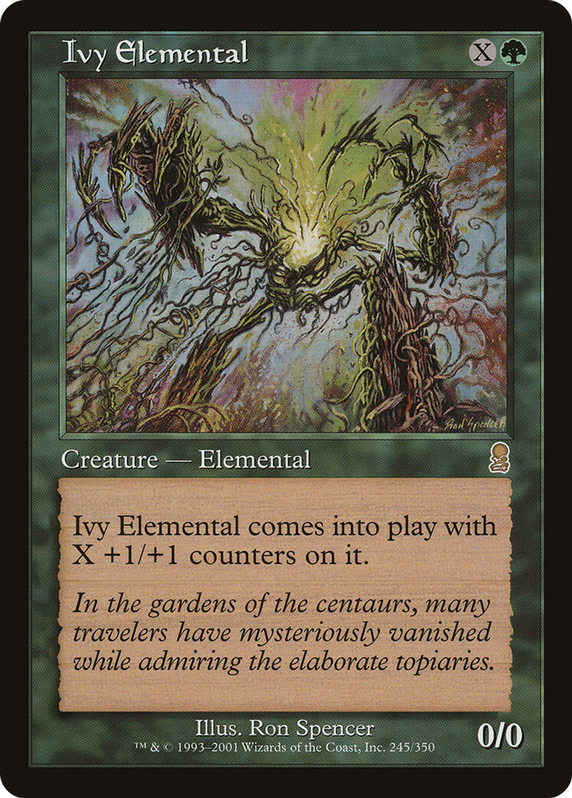 Ivy Elemental — Odyssey — Magic: The Gathering
