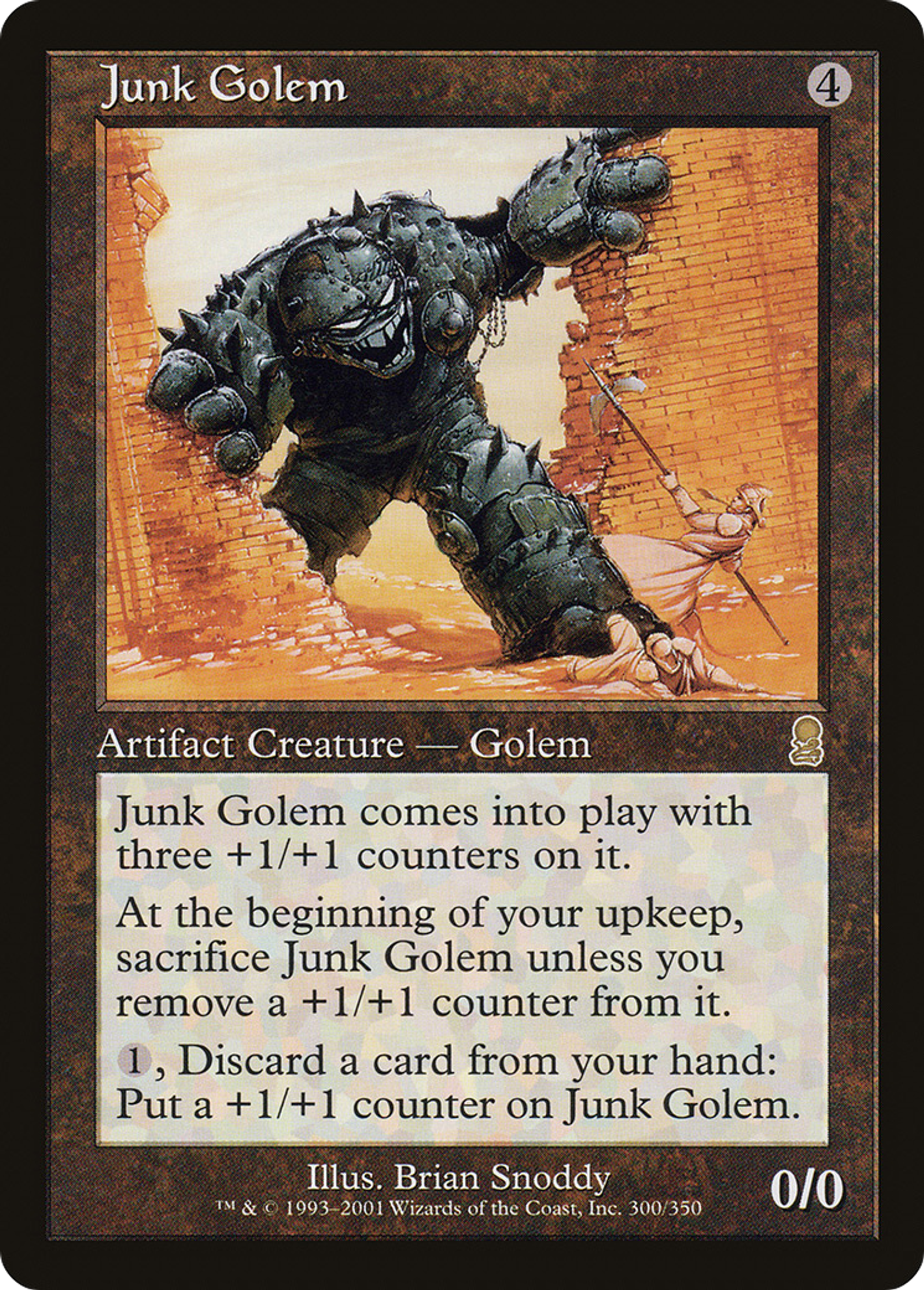 Golem de ferrailles — Odyssey — Magic: The Gathering