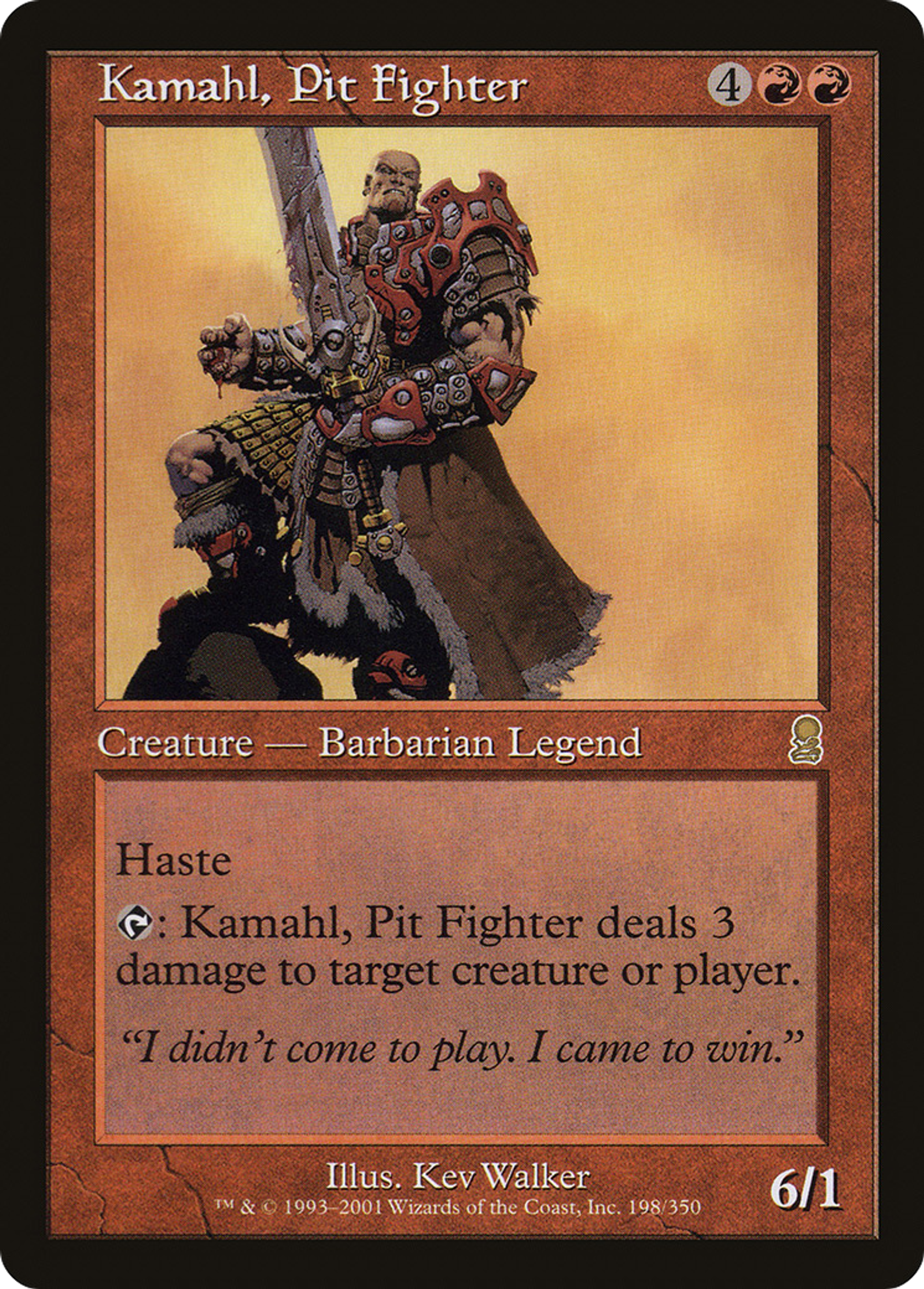 Kamahl, Pit Fighter — Odyssey — Magic: The Gathering