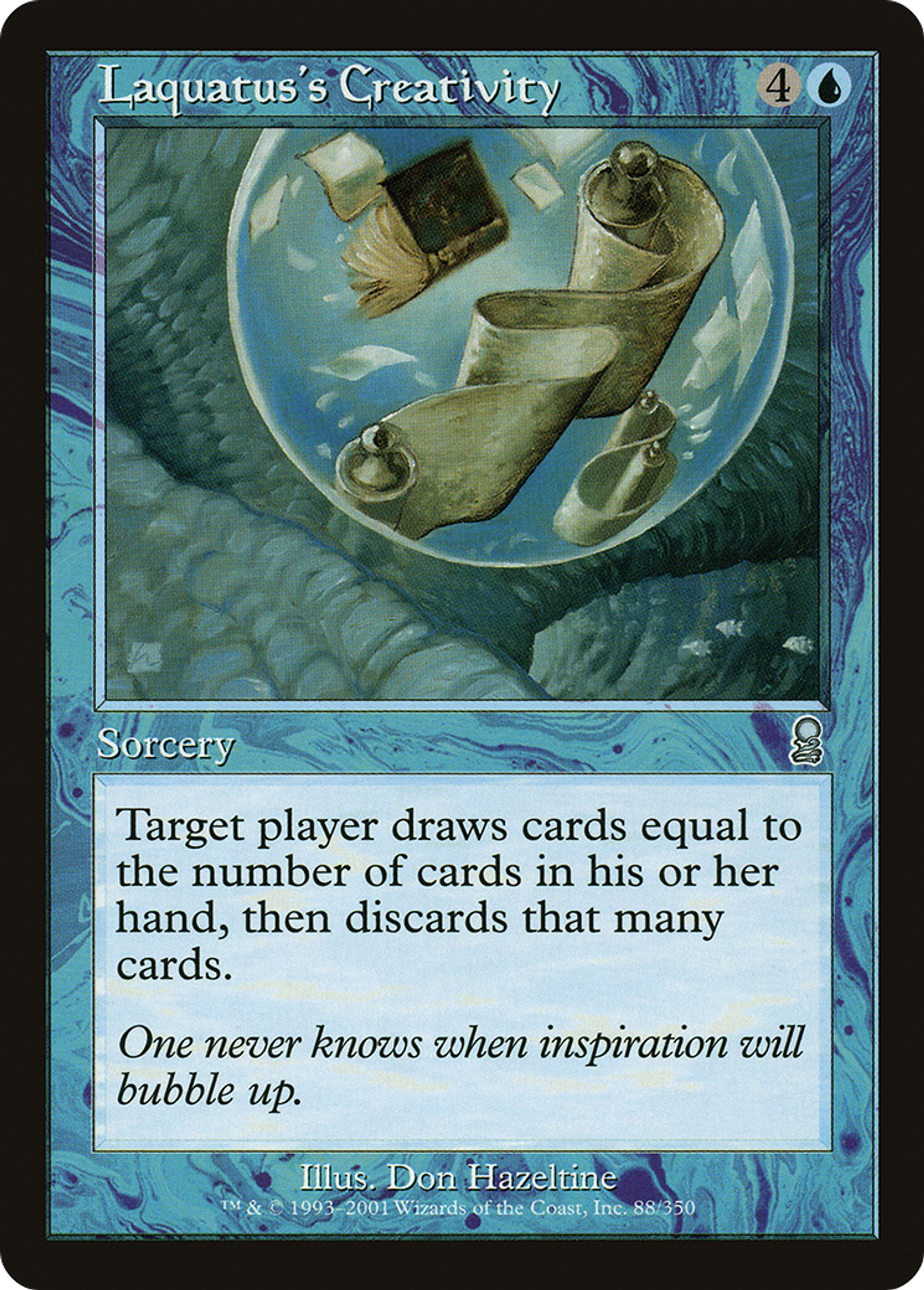 Créativité selon Laquatus — Odyssey — Magic: The Gathering