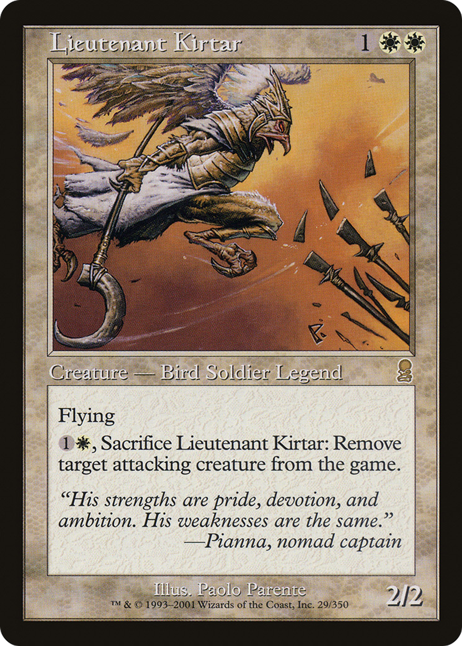 Lieutenant Kirtar — Odyssey — Magic: The Gathering