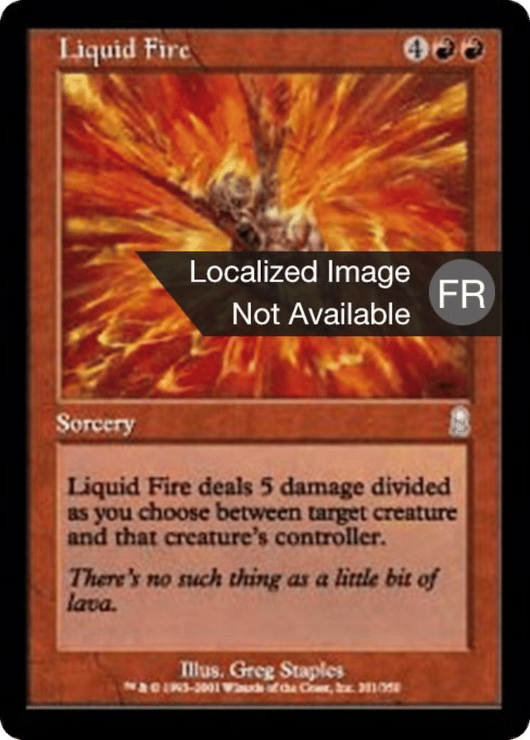 Feu liquide — Odyssey — Magic: The Gathering