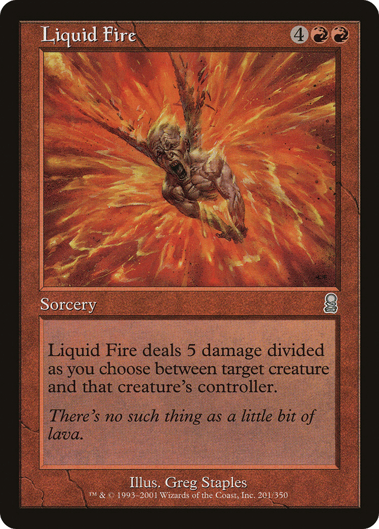 Liquid Fire — Odyssey — Magic: The Gathering