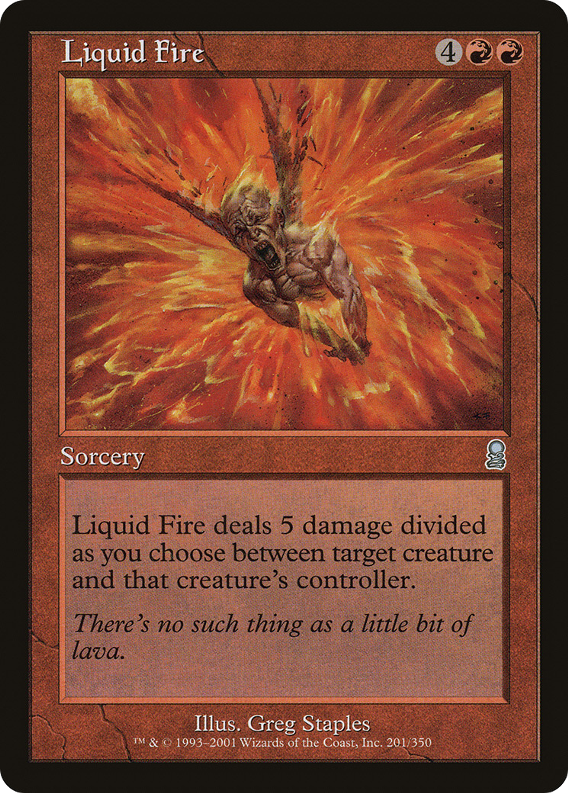 Liquid Fire — Odyssey — Magic: The Gathering
