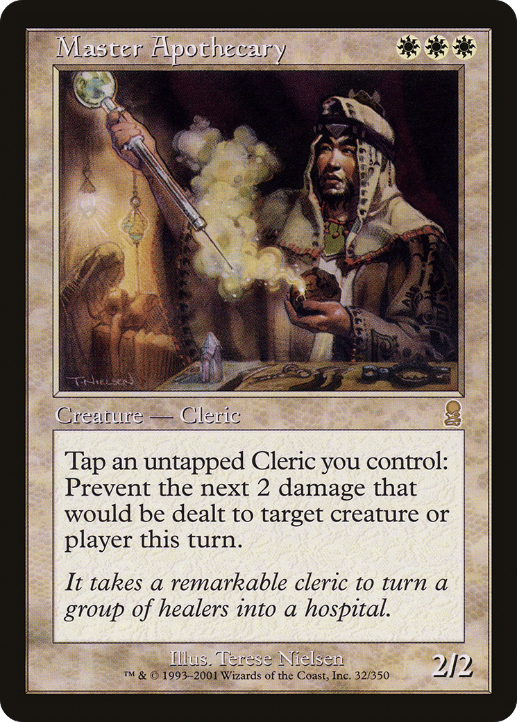 Master Apothecary — Odyssey — Magic: The Gathering