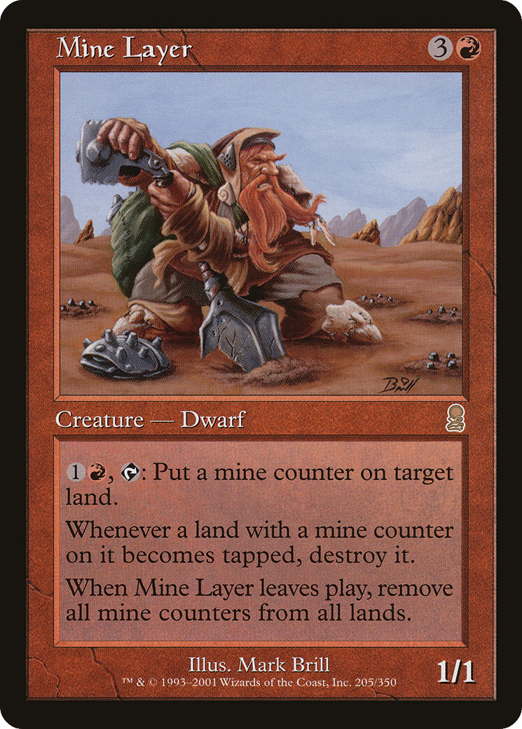 Mine Layer — Odyssey — Magic: The Gathering