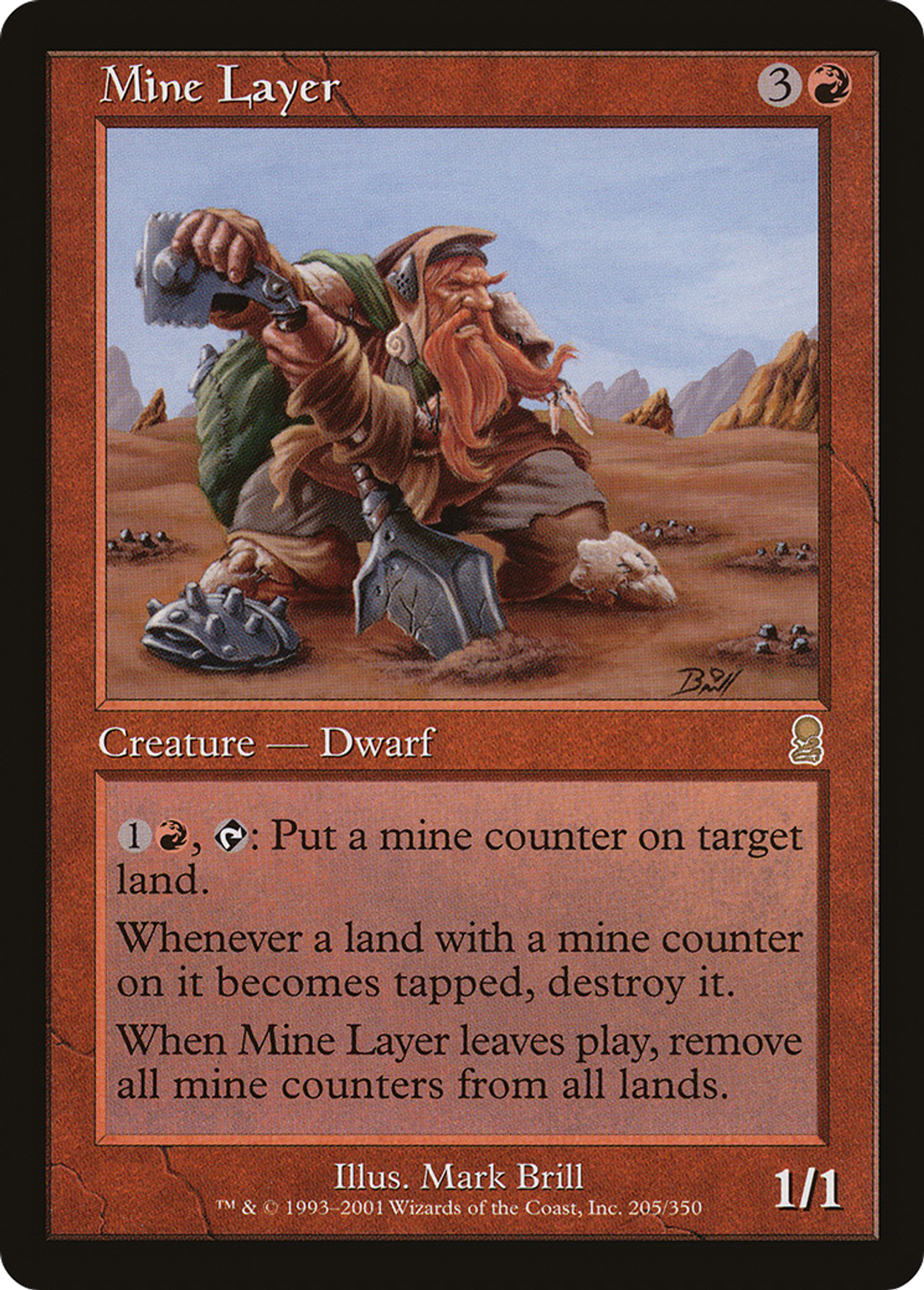 Mine Layer — Odyssey — Magic: The Gathering