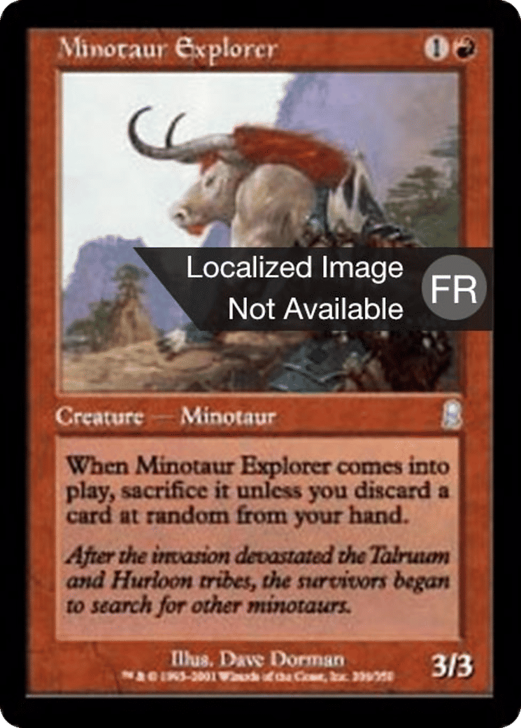 Explorateur minotaure — Odyssey — Magic: The Gathering