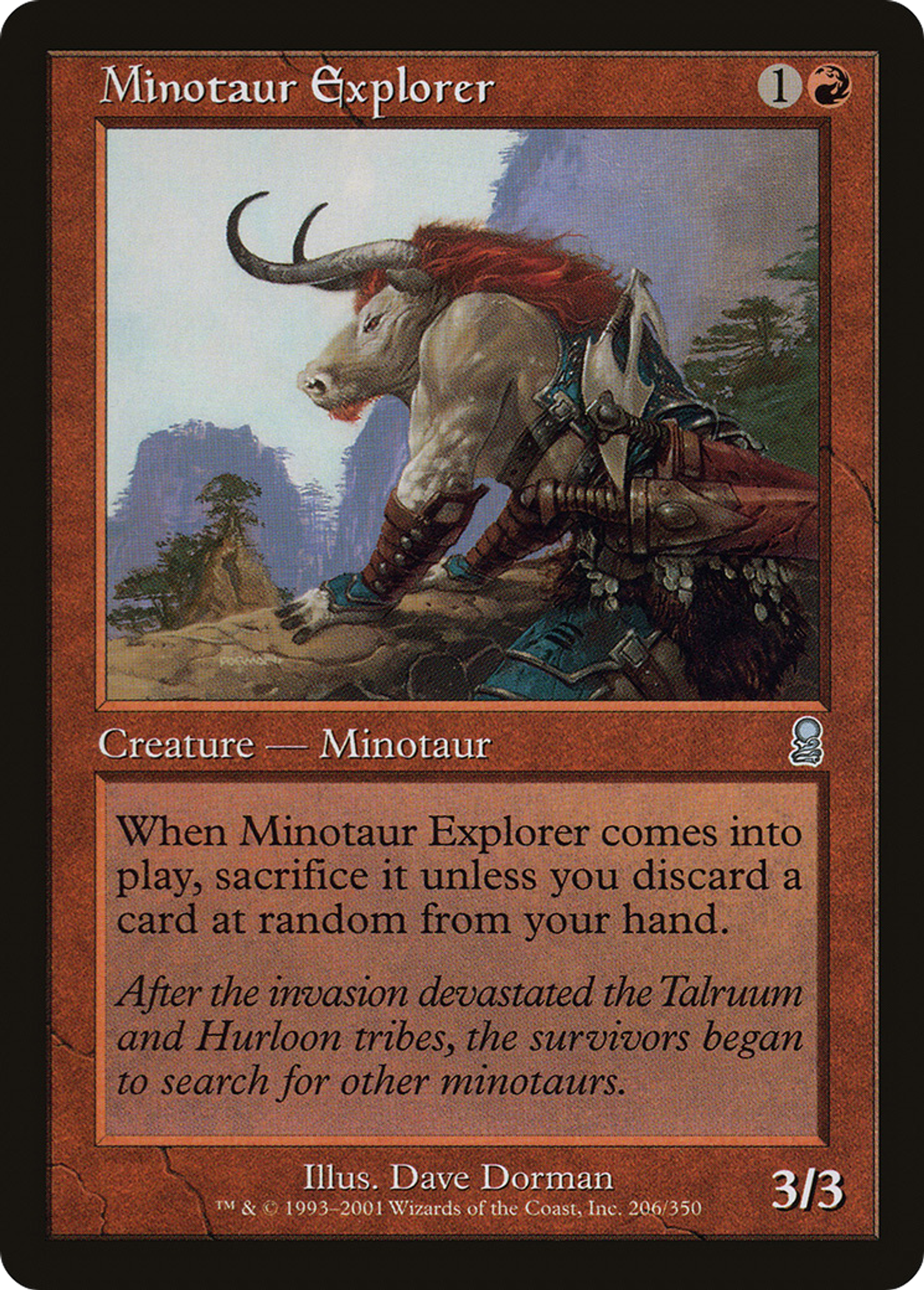 Minotaur Explorer — Odyssey — Magic: The Gathering