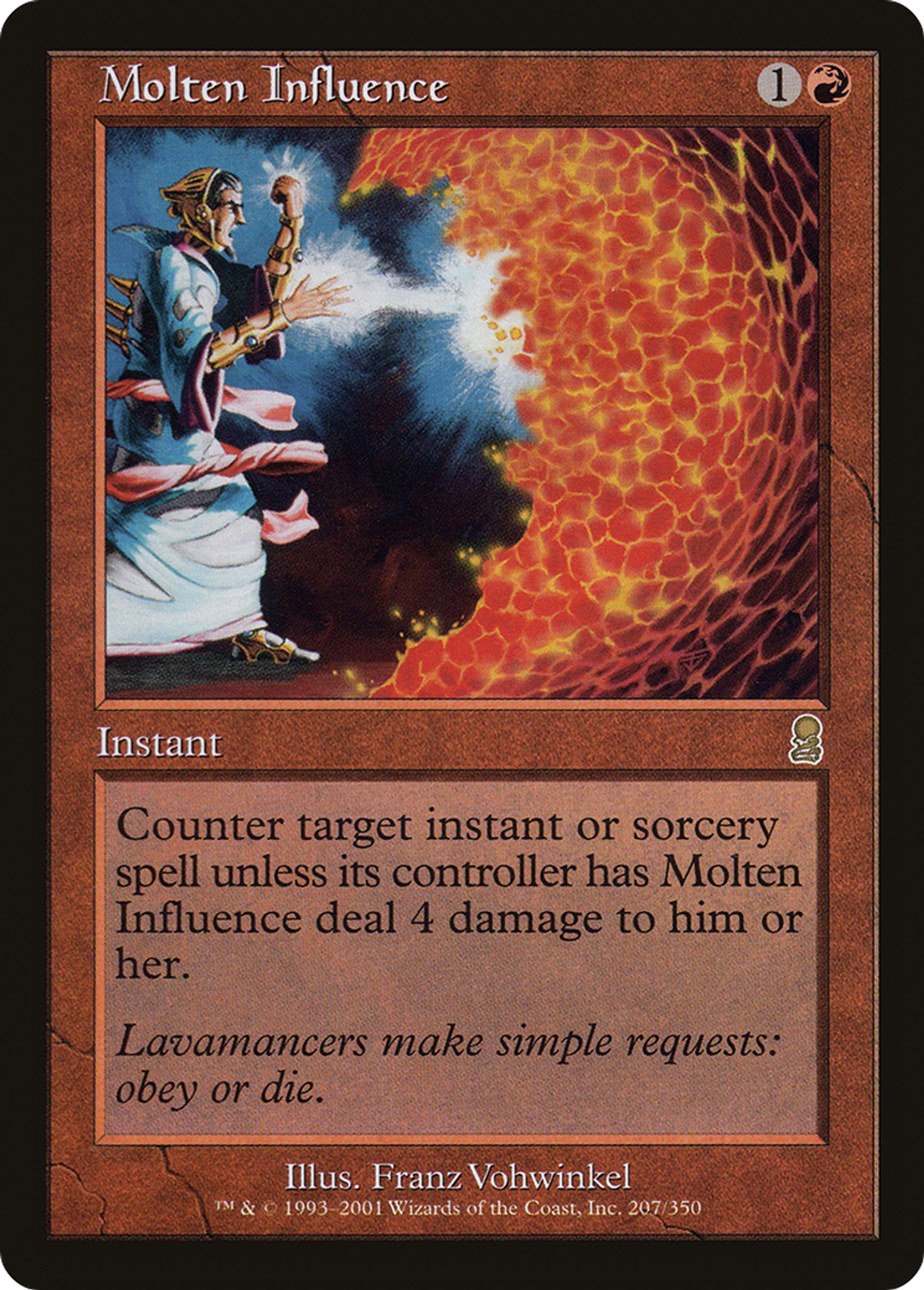 Molten Influence — Odyssey — Magic: The Gathering