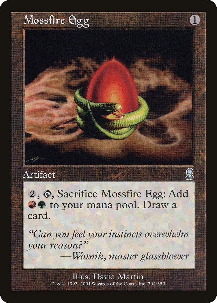 Mossfire Egg — Odyssey — Magic: The Gathering