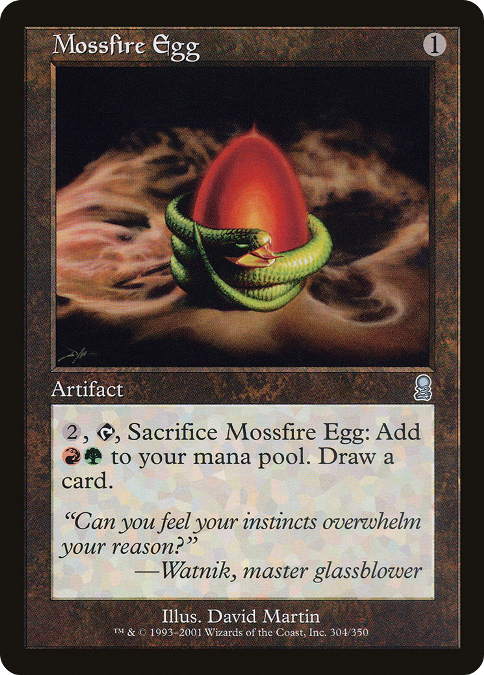 Œuf de Moussefeu — Odyssey — Magic: The Gathering