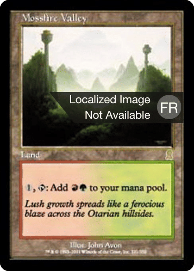 Vallée de Moussefeu — Odyssey — Magic: The Gathering