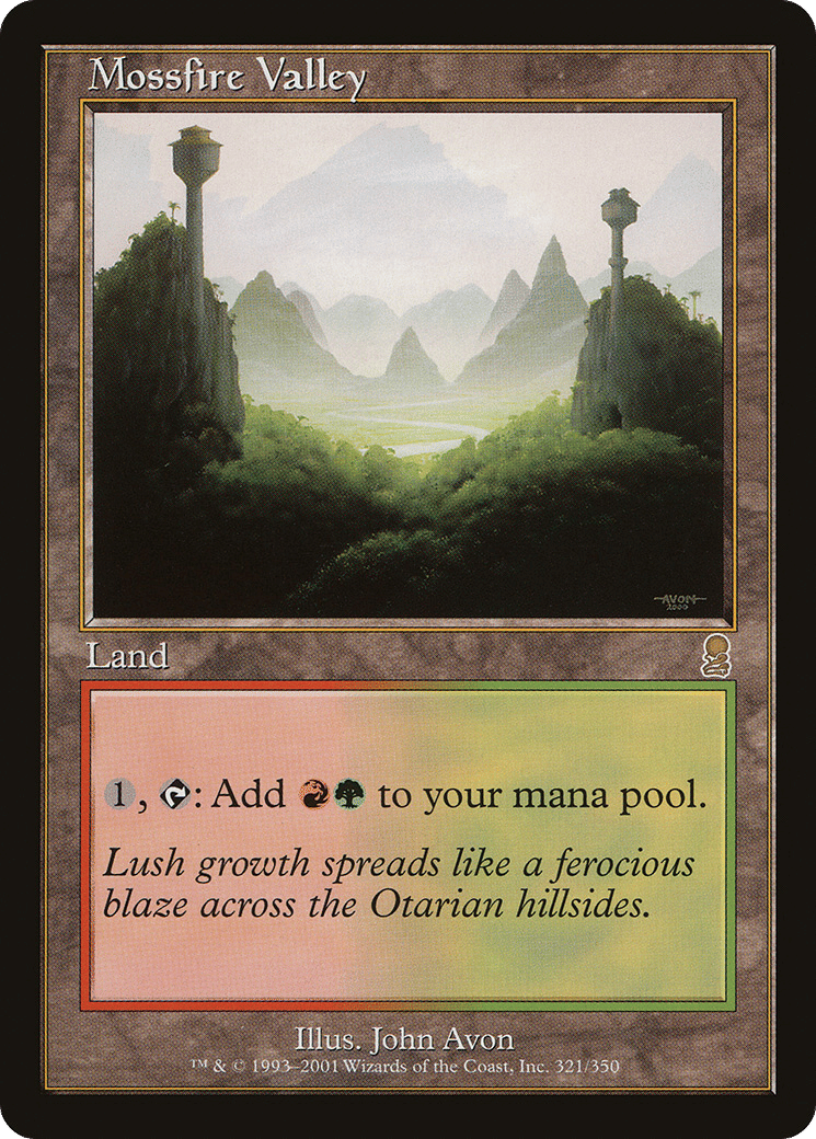 Mossfire Valley — Odyssey — Magic: The Gathering