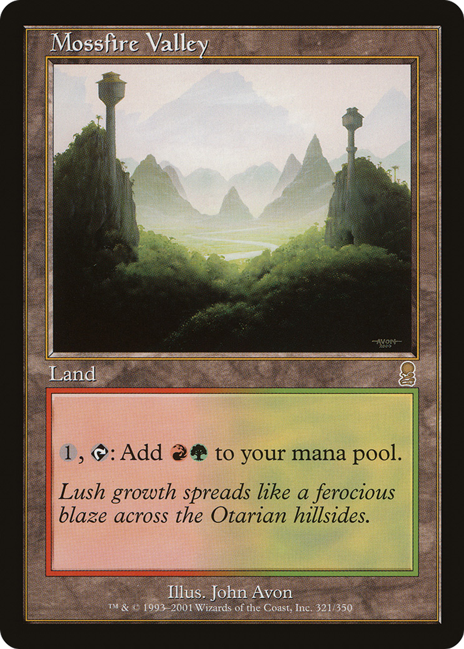 Mossfire Valley — Odyssey — Magic: The Gathering