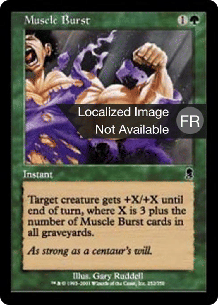 Explosion musculaire — Odyssey — Magic: The Gathering