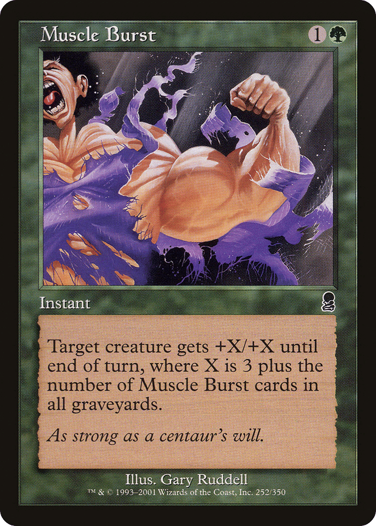 Muscle Burst — Odyssey — Magic: The Gathering