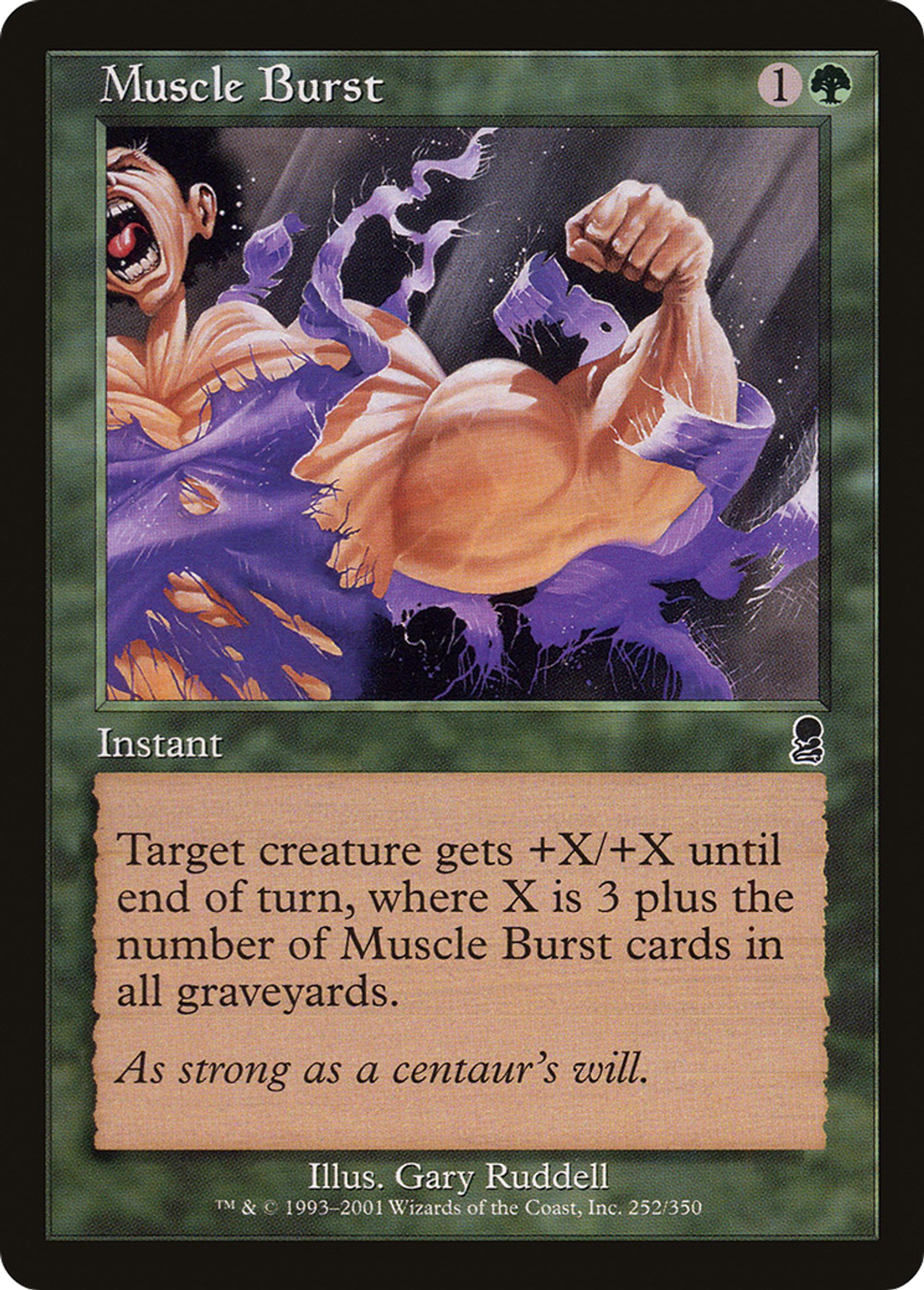 Muscle Burst — Odyssey — Magic: The Gathering