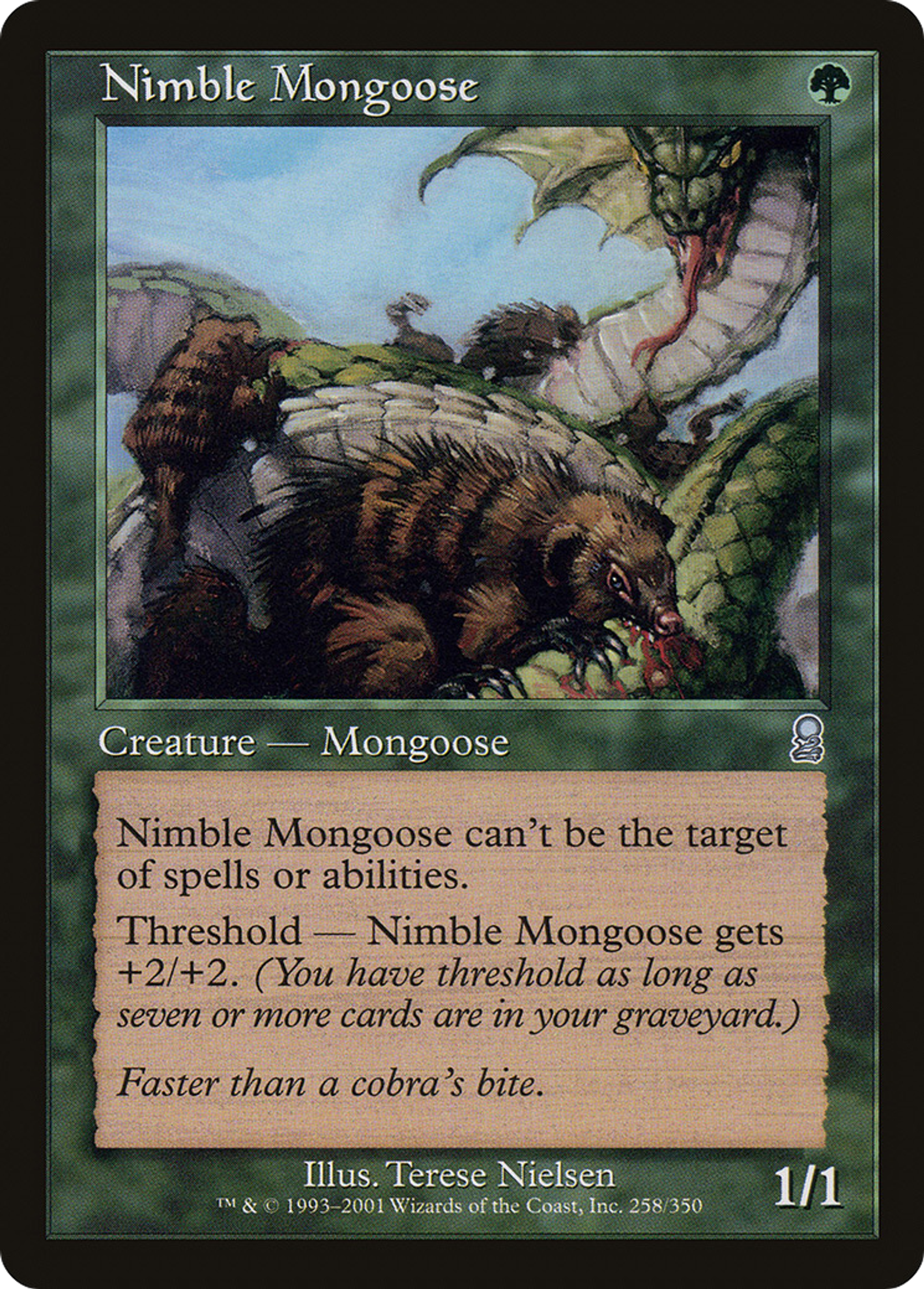 Nimble Mongoose — Odyssey — Magic: The Gathering