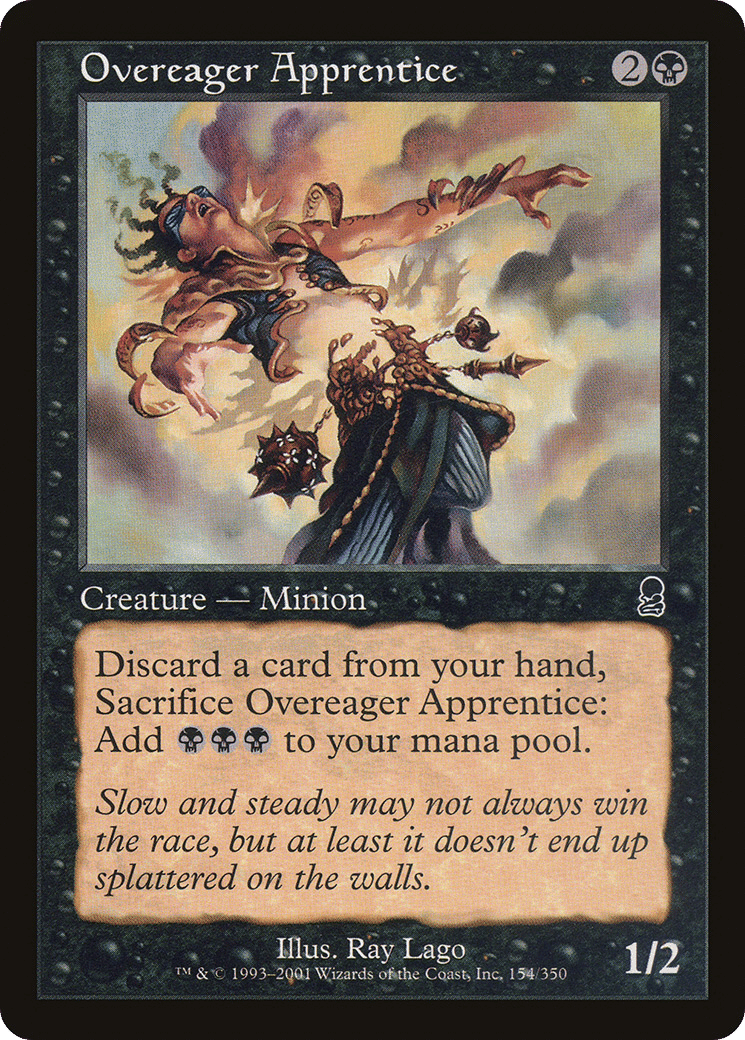 Overeager Apprentice — Odyssey — Magic: The Gathering