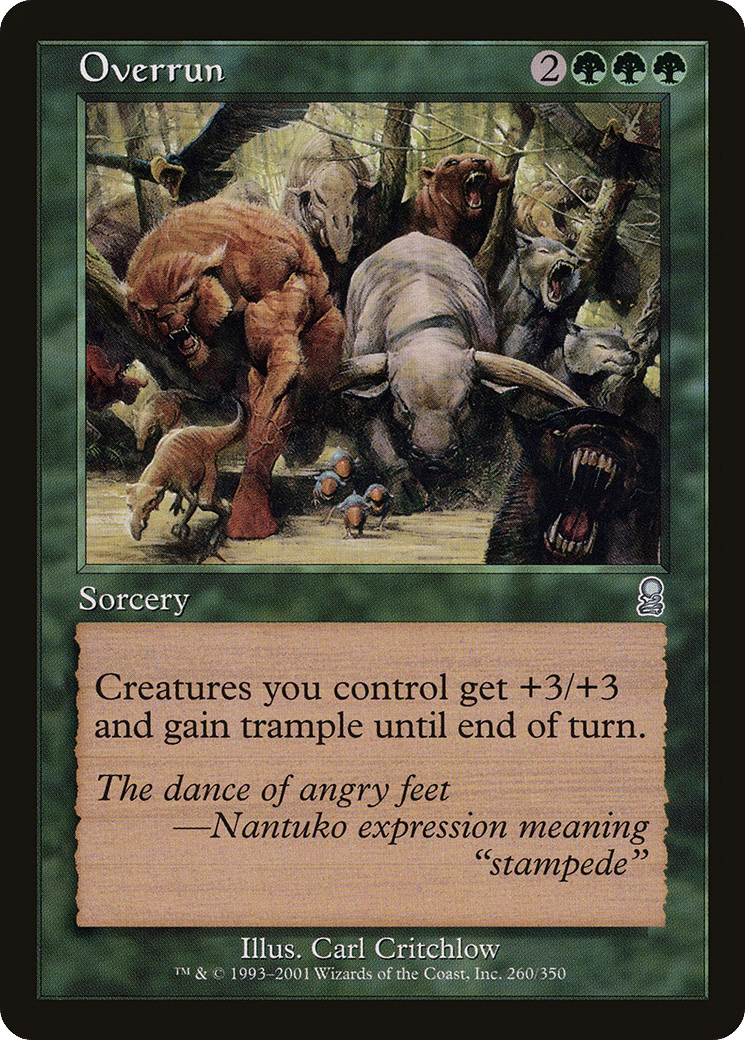 Overrun — Odyssey — Magic: The Gathering