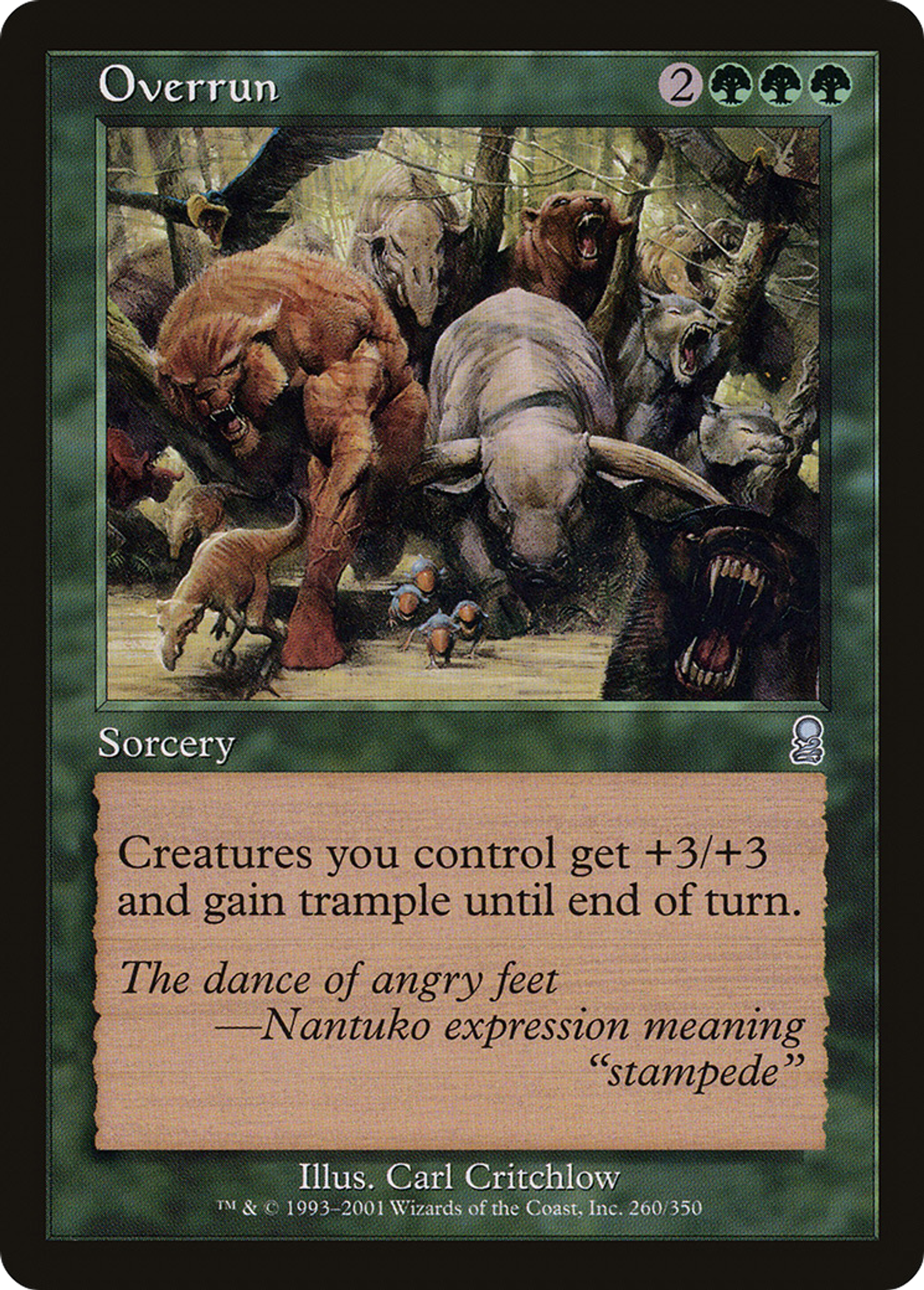 Overrun — Odyssey — Magic: The Gathering