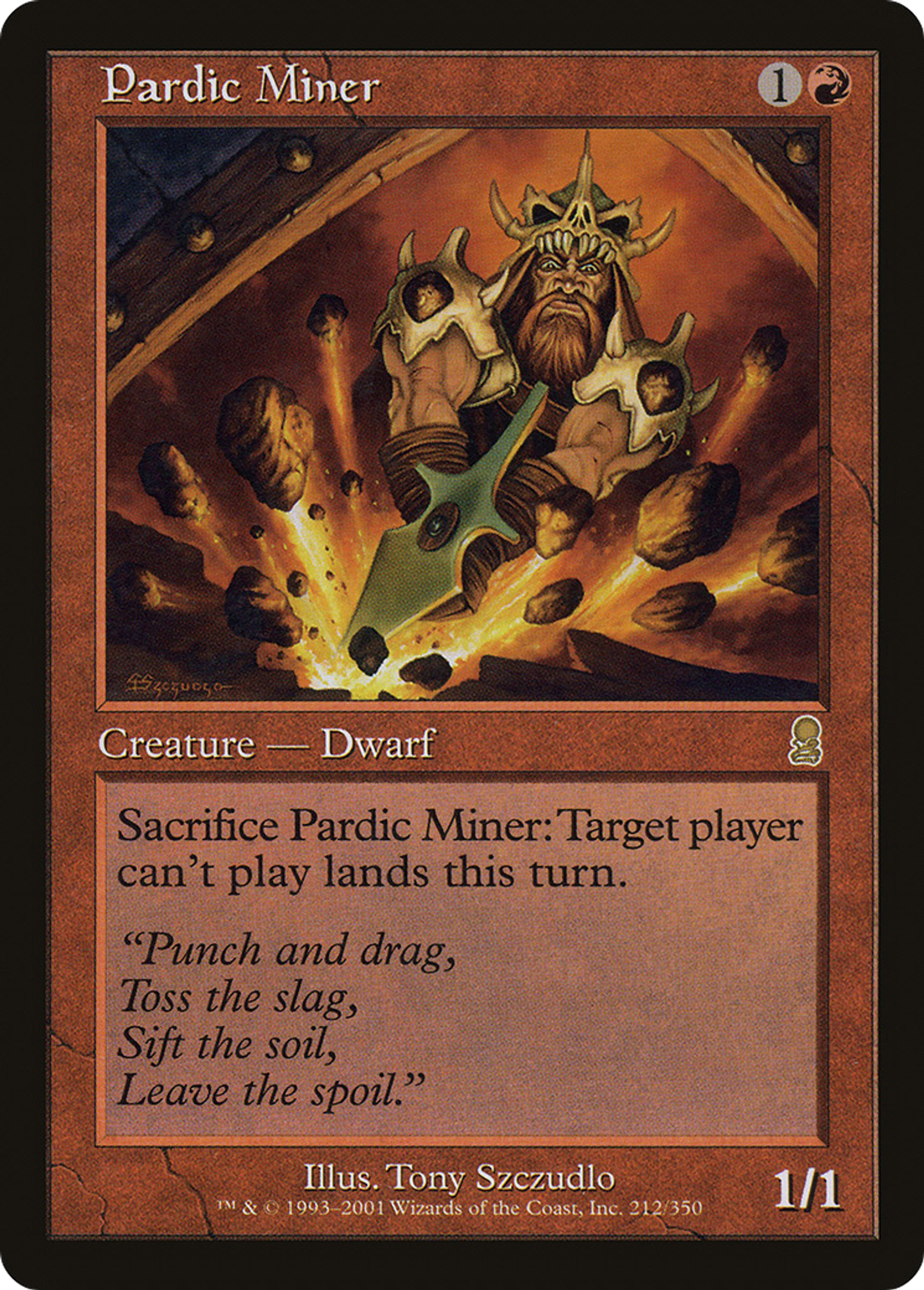 Pardic Miner — Odyssey — Magic: The Gathering