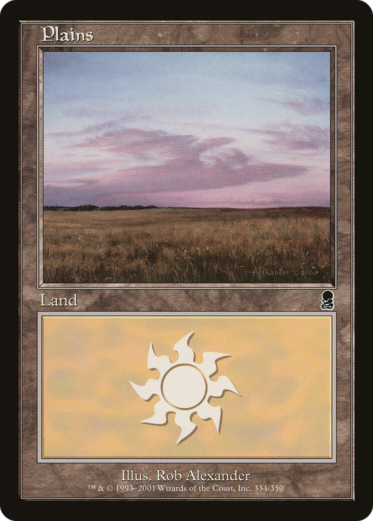 Plains — Odyssey — Magic: The Gathering