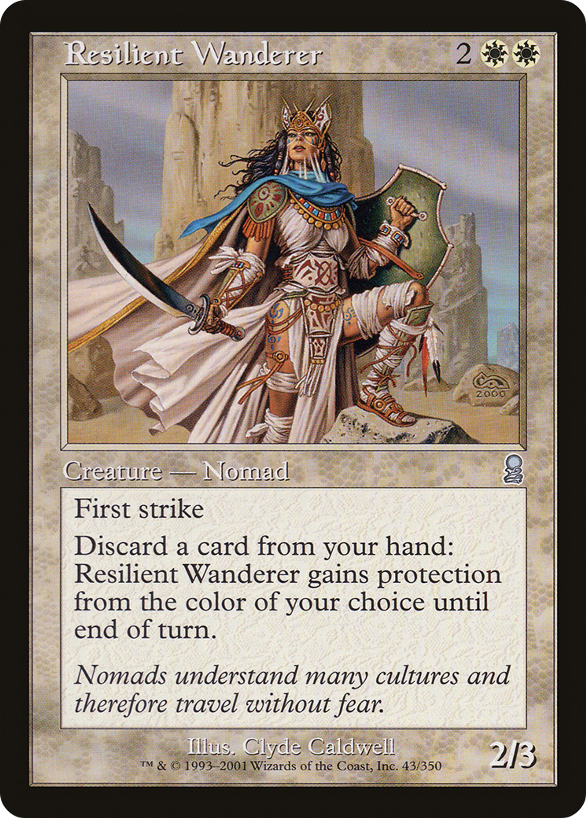 Resilient Wanderer — Odyssey — Magic: The Gathering