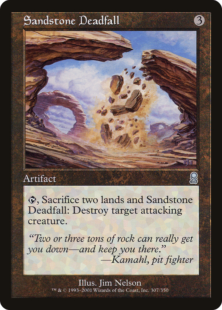 Sandstone Deadfall — Odyssey — Magic: The Gathering