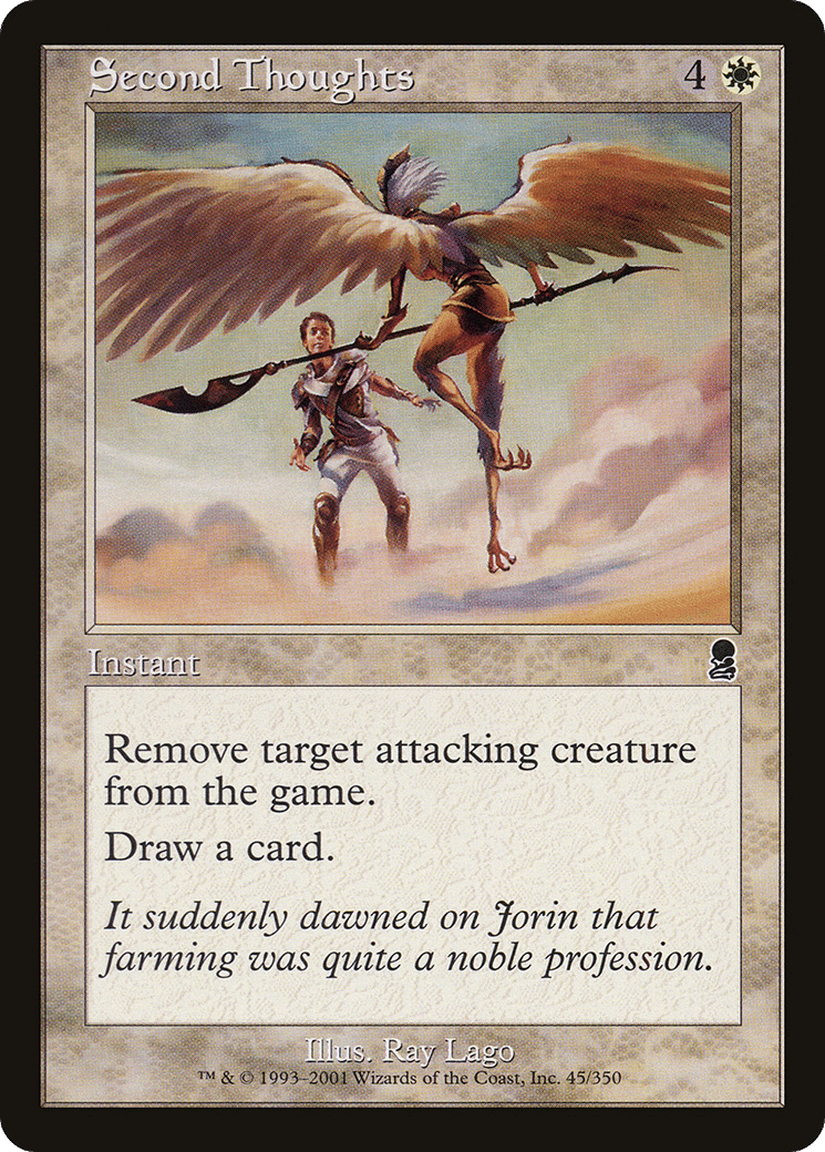 Second Thoughts — Odyssey — Magic: The Gathering