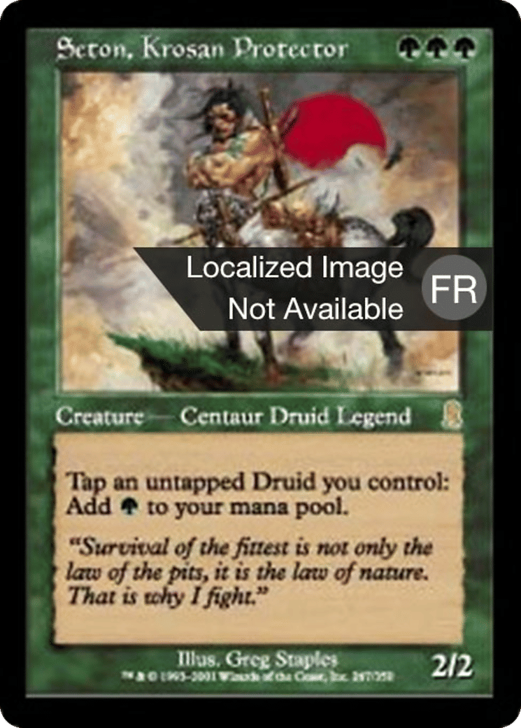 Selton, protecteur de la Krosia — Odyssey — Magic: The Gathering