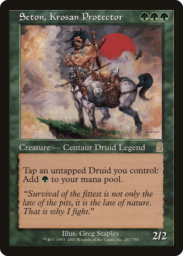 Seton, Krosan Protector — Odyssey — Magic: The Gathering