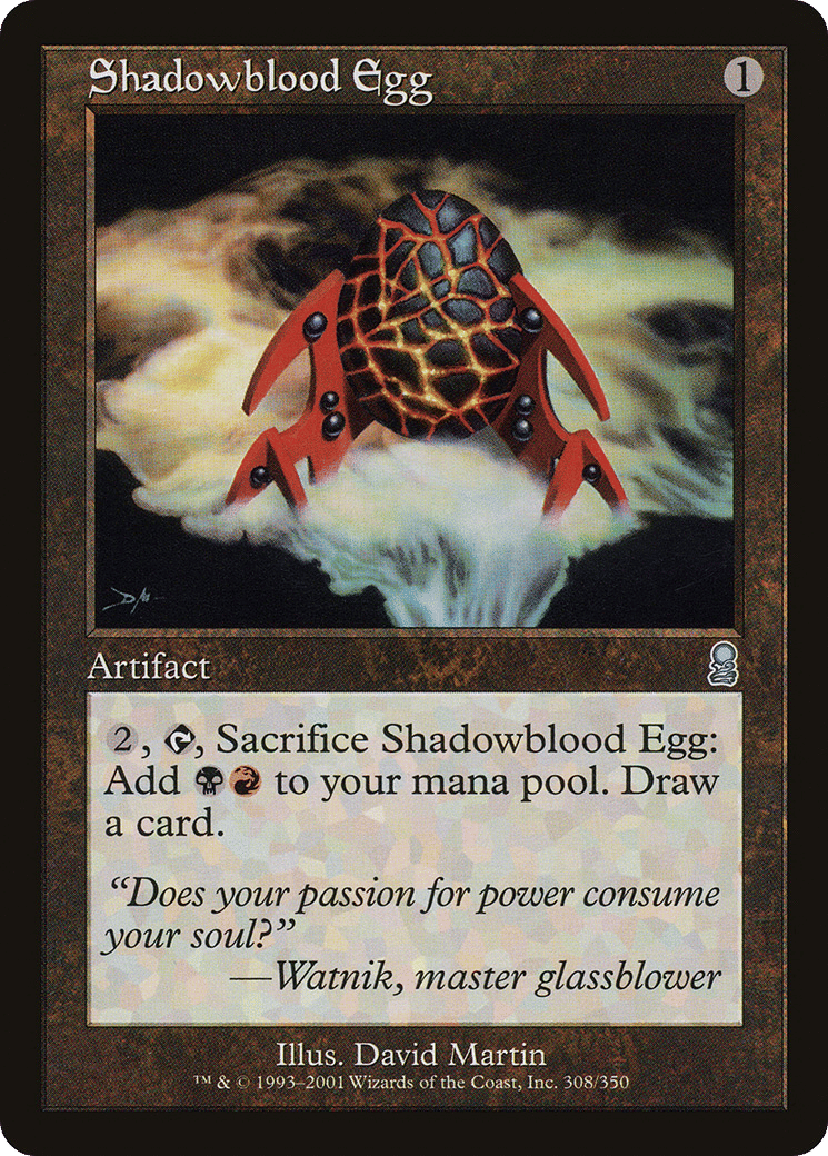 Shadowblood Egg — Odyssey — Magic: The Gathering
