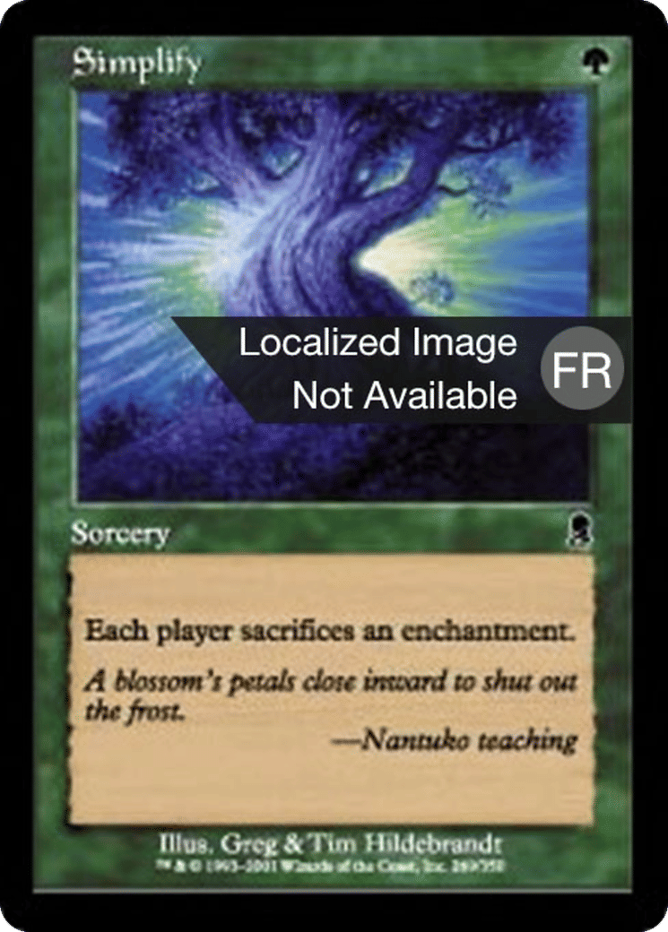 Simplification — Odyssey — Magic: The Gathering