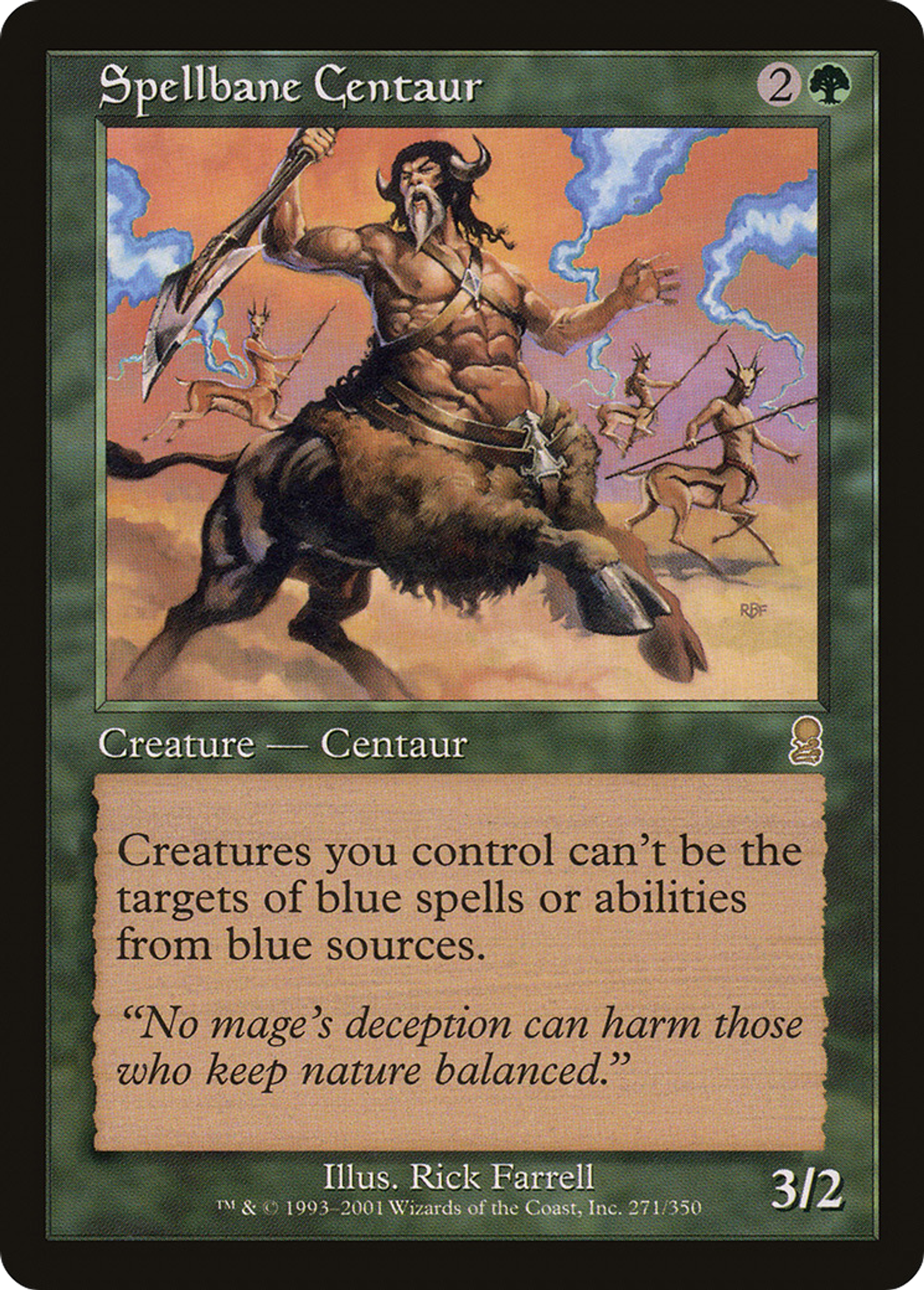 Centaure fléau des sorts — Odyssey — Magic: The Gathering