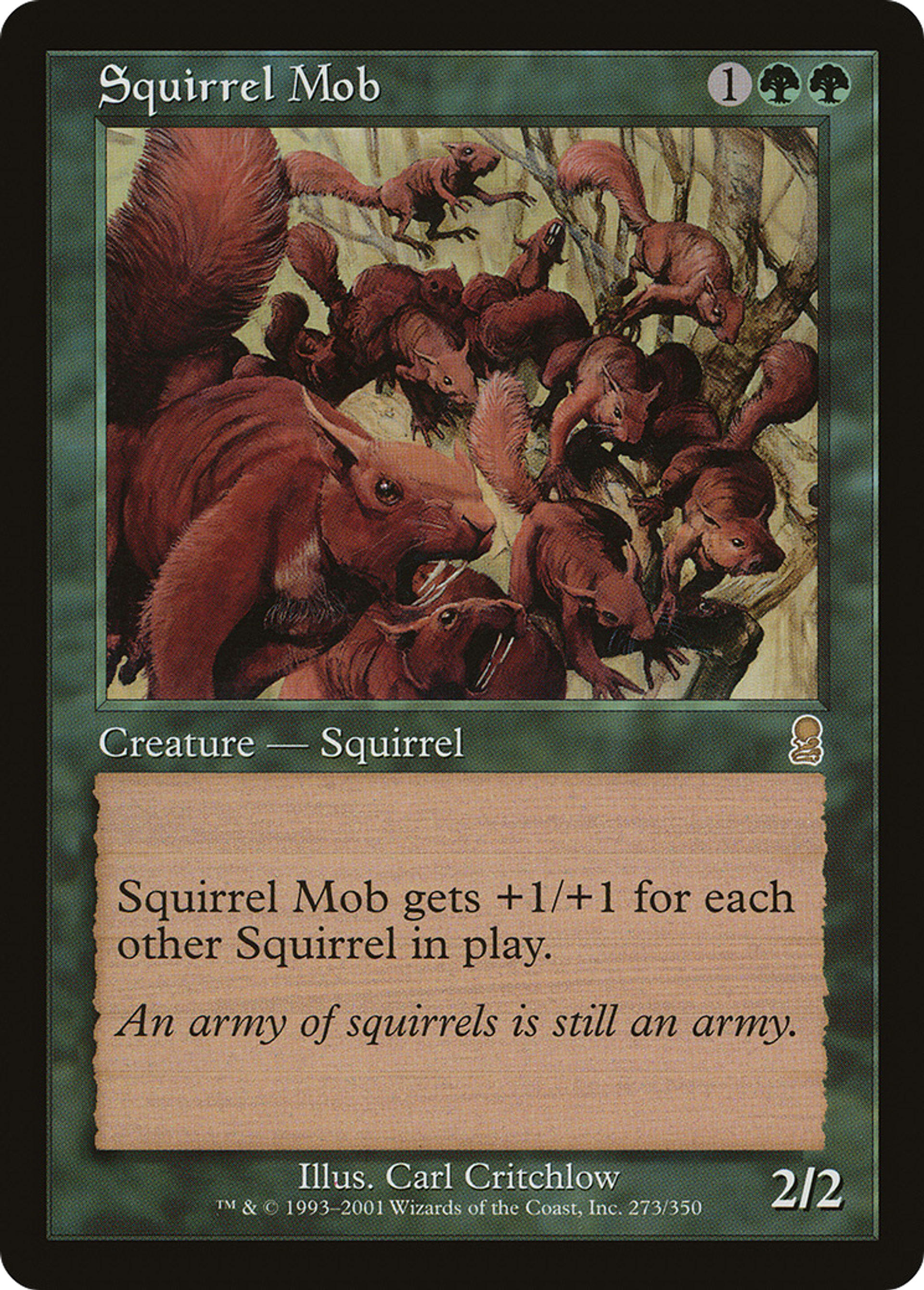 Foule d'écureuils — Odyssey — Magic: The Gathering