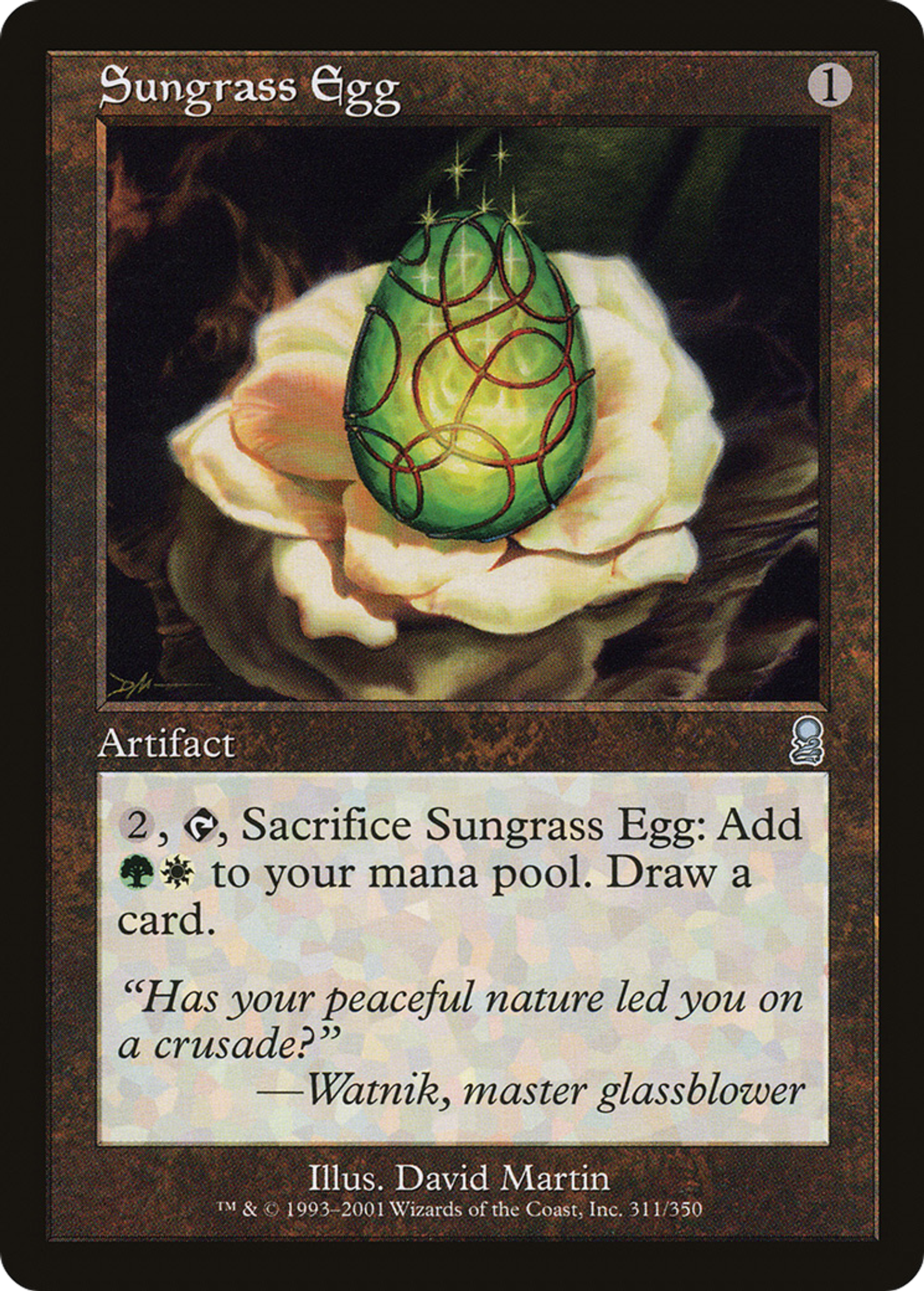 Sungrass Egg — Odyssey — Magic: The Gathering