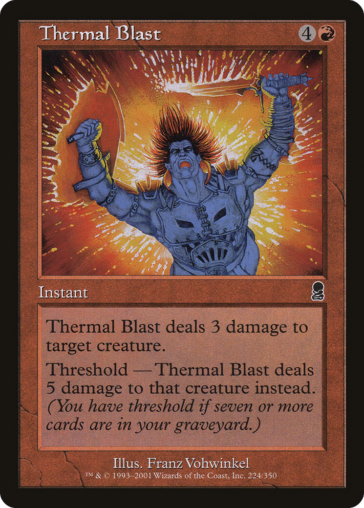 Thermal Blast — Odyssey — Magic: The Gathering