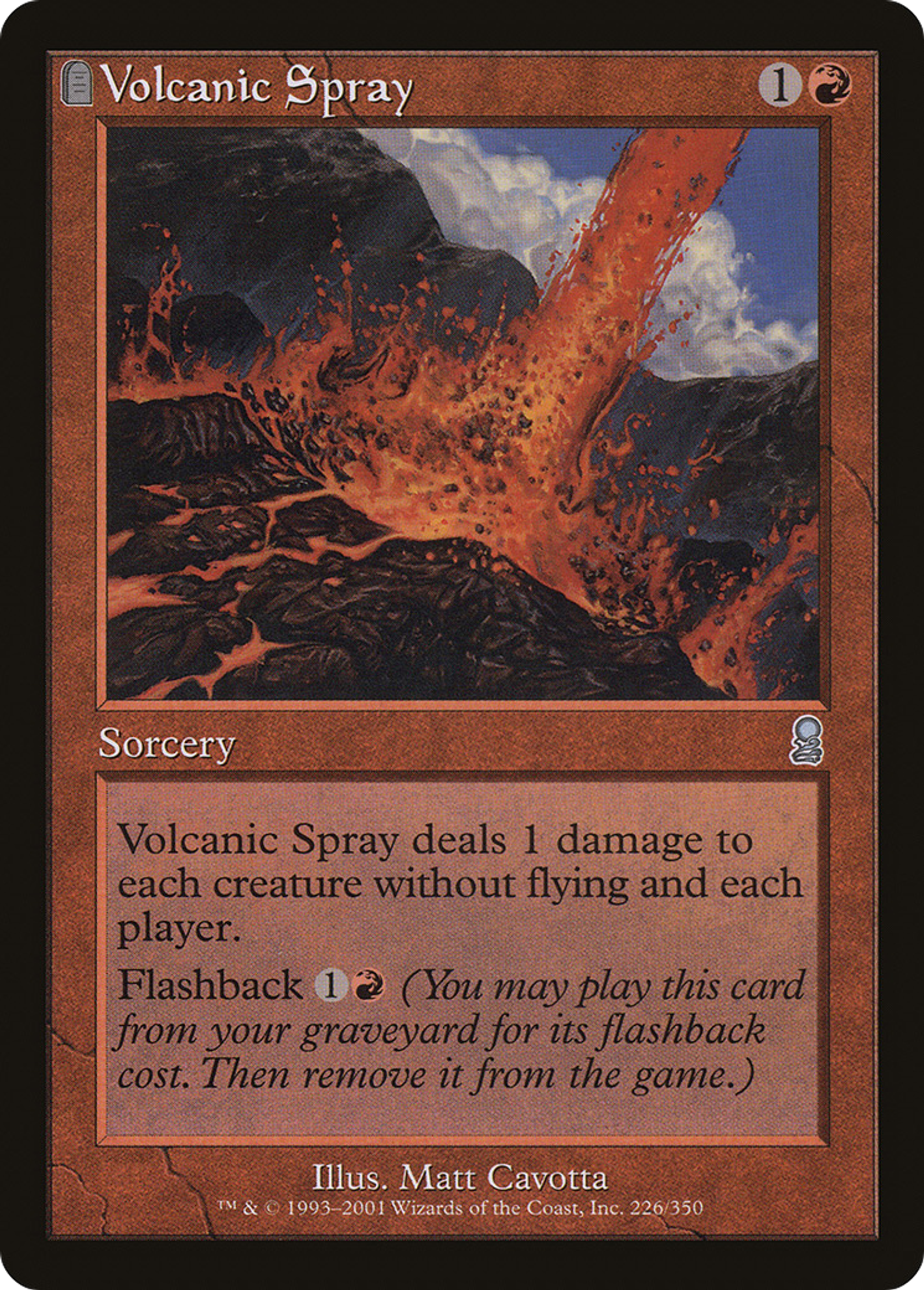 Volcanic Spray — Odyssey — Magic: The Gathering