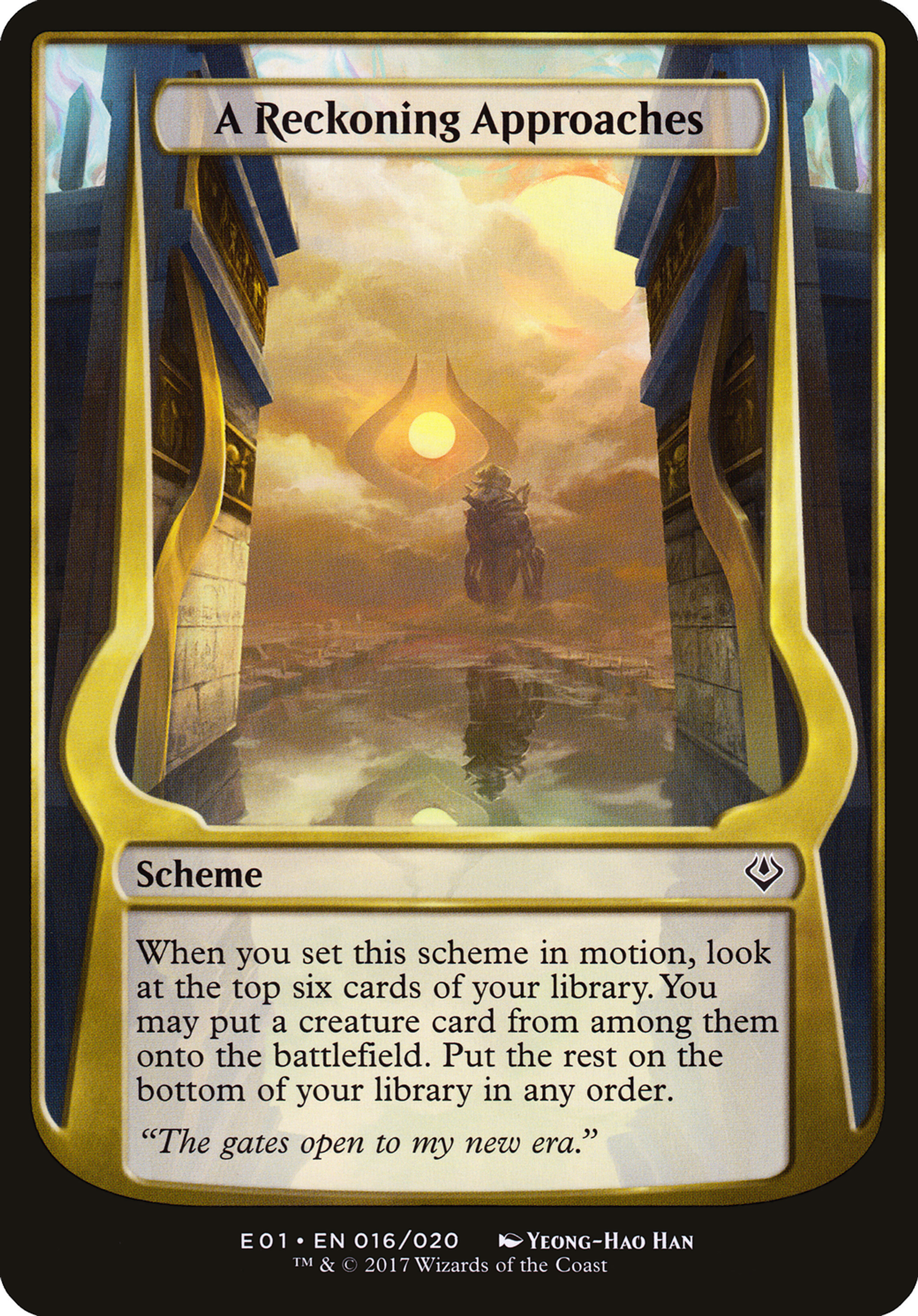 A Reckoning Approaches — Archenemy: Nicol Bolas Schemes — Magic: The Gathering