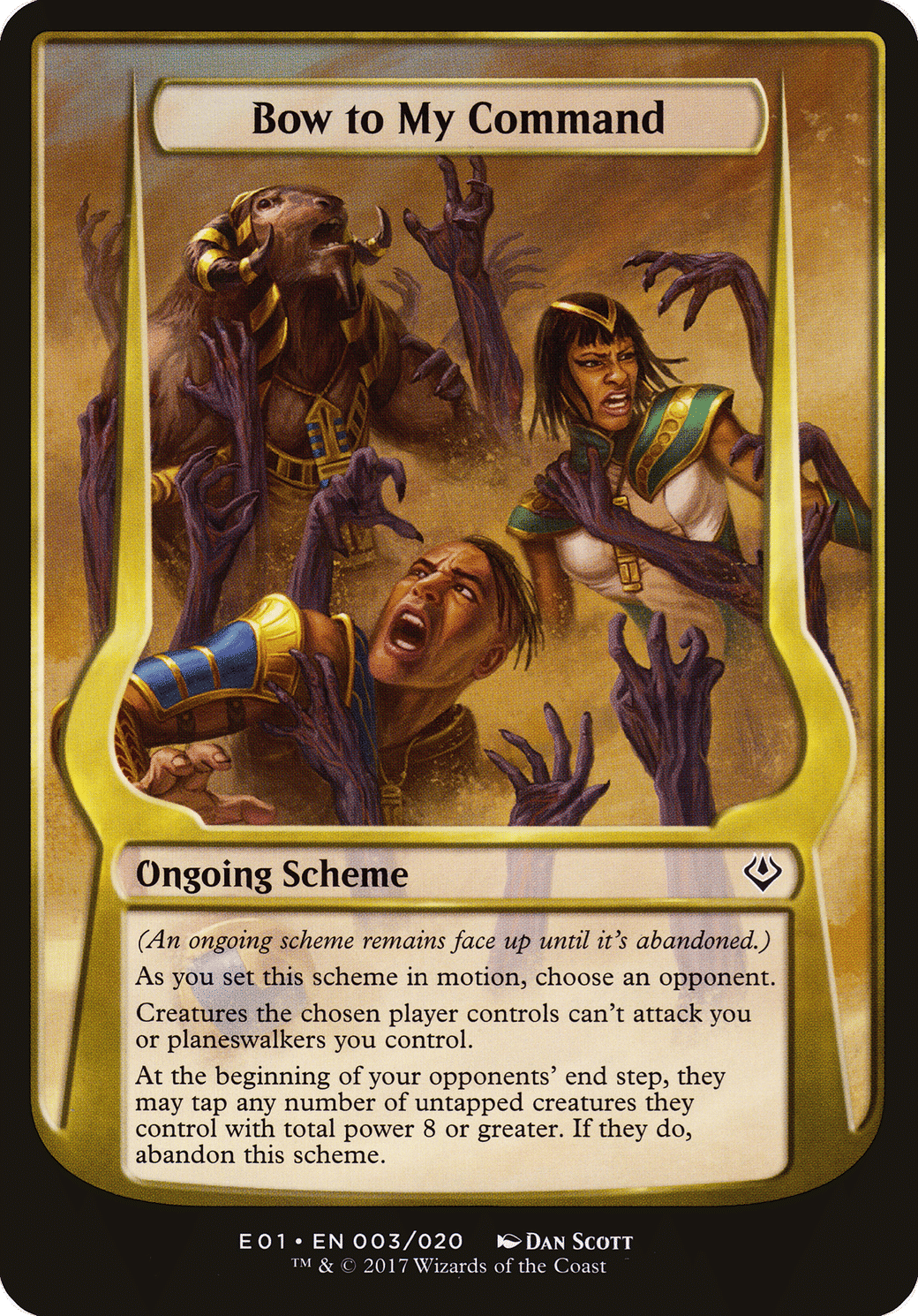 Bow to My Command — Archenemy: Nicol Bolas Schemes — Magic: The Gathering